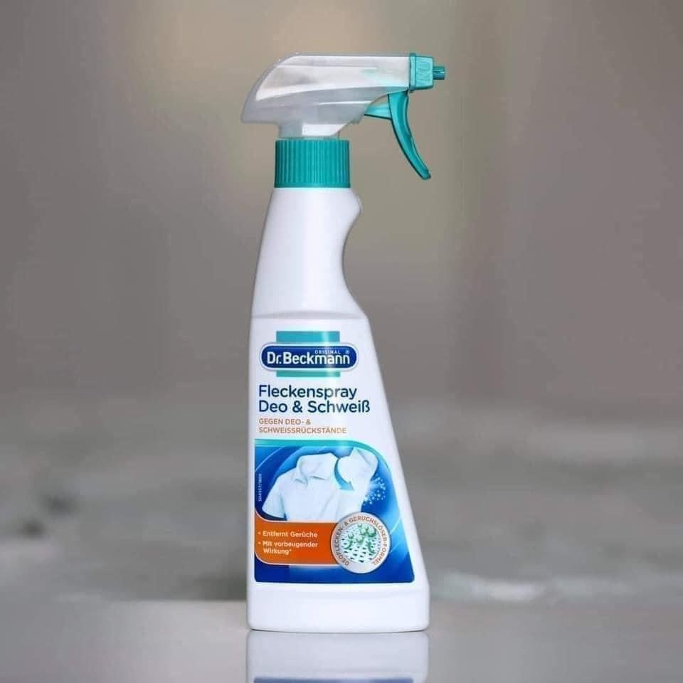 Xịt ố nách áo trắng Dr. Beckmann, chai 250 ml