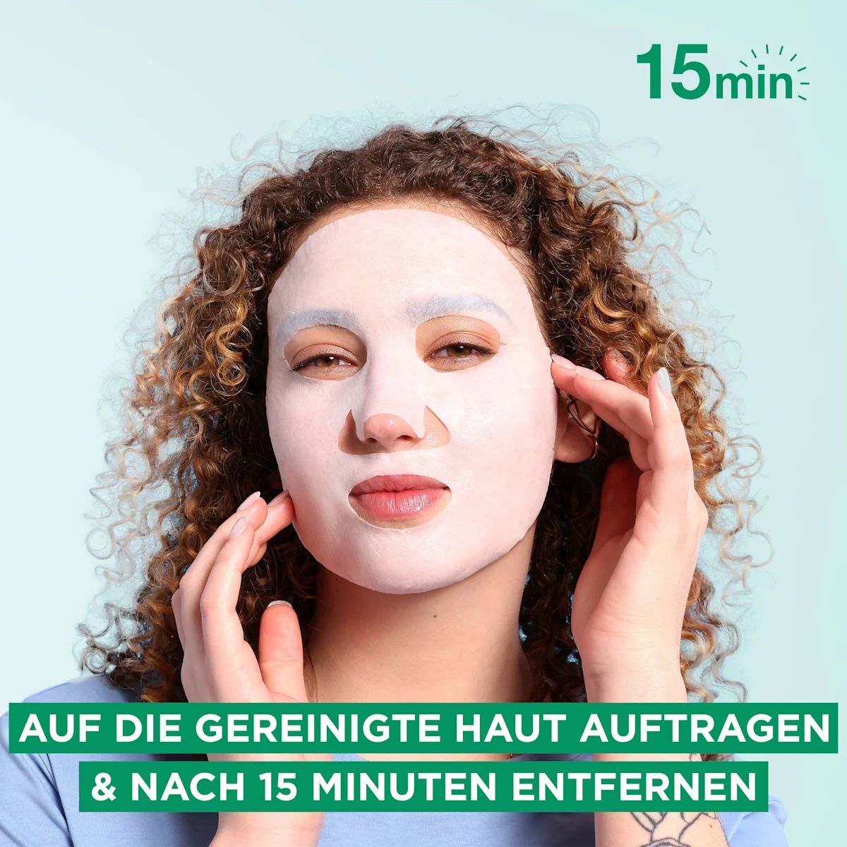 Mặt nạ giấy Garnier SkinActive Hydra Bomb Trà Xanh – Làm dịu và cấp nước da