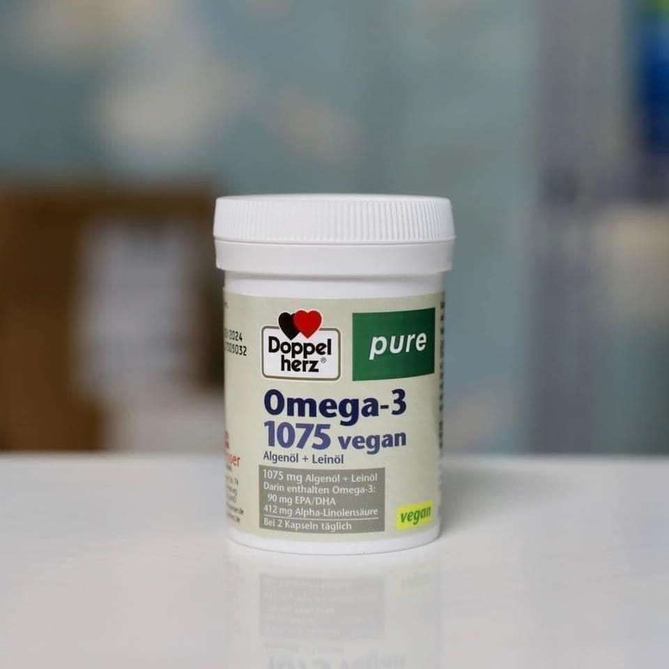 OMEGA-3 1075 Thuần chay VEGAN của hãng DOPPELHERZ