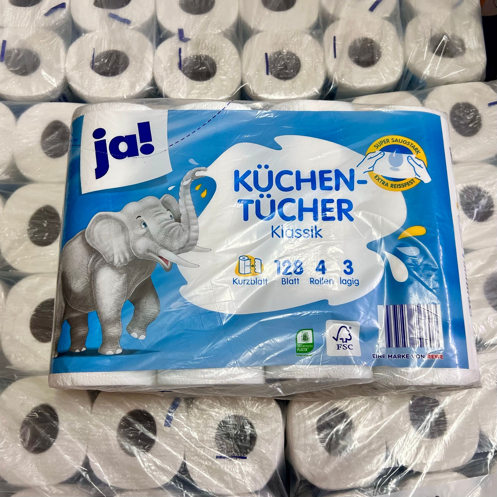GIẤY LAU BẾP CAO CẤP JA! KÜCHEN-TÜCHER – TIỆN LỢI, THẤM HÚT NHANH