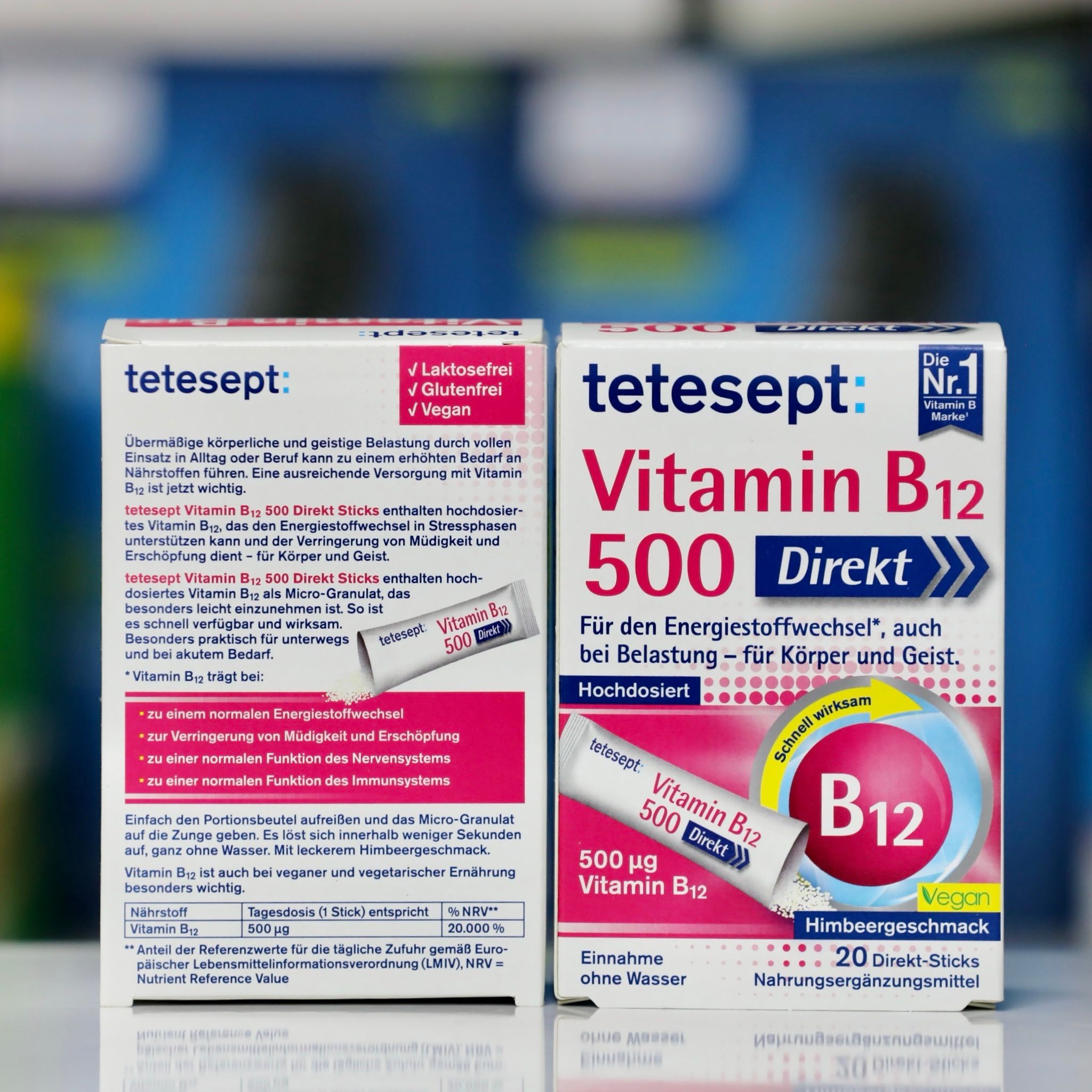 Vitamin B12 500 bột hộp 20 gói