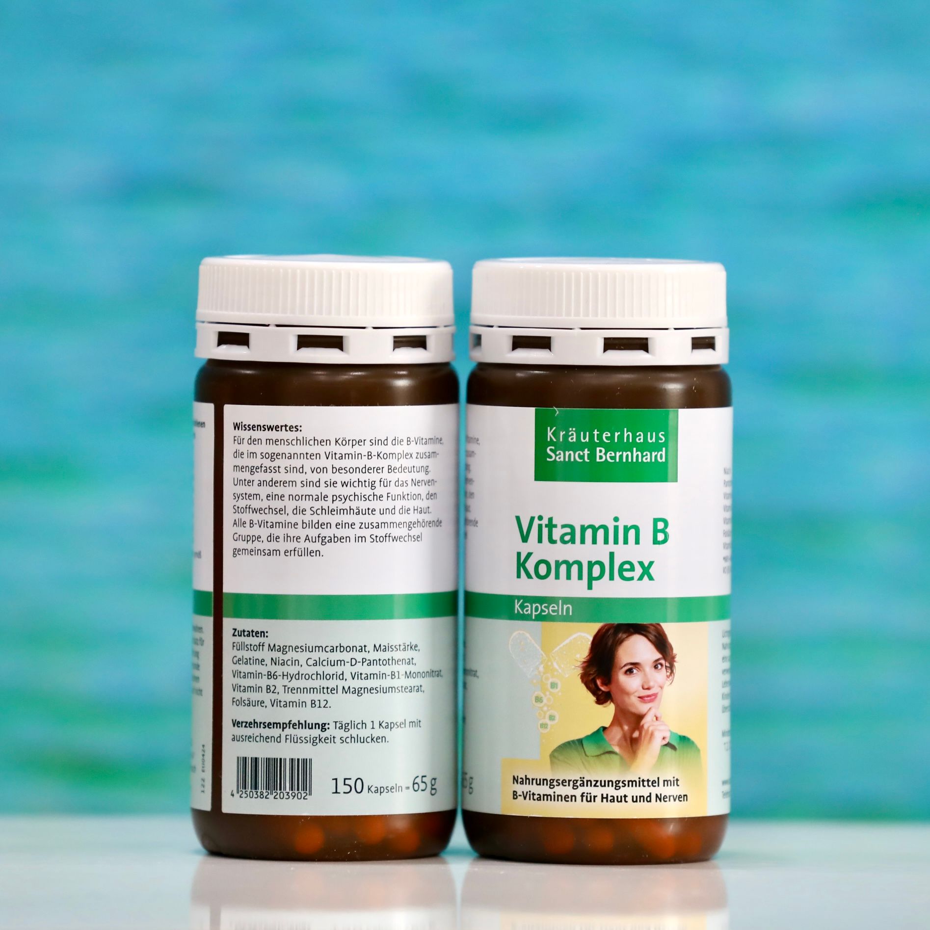 Viên Uống Vitamin B Komplex Kräuterhaus Sanct Bernhard – Hỗ trợ cơ thể khoẻ mạnh mỗi ngày
