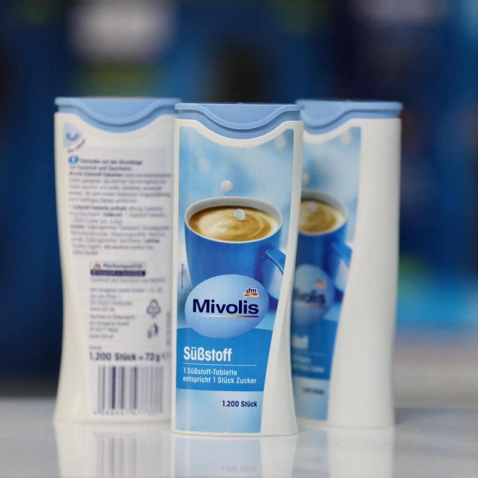 Đường ăn kiêng Mivolis lọ 1200 viên