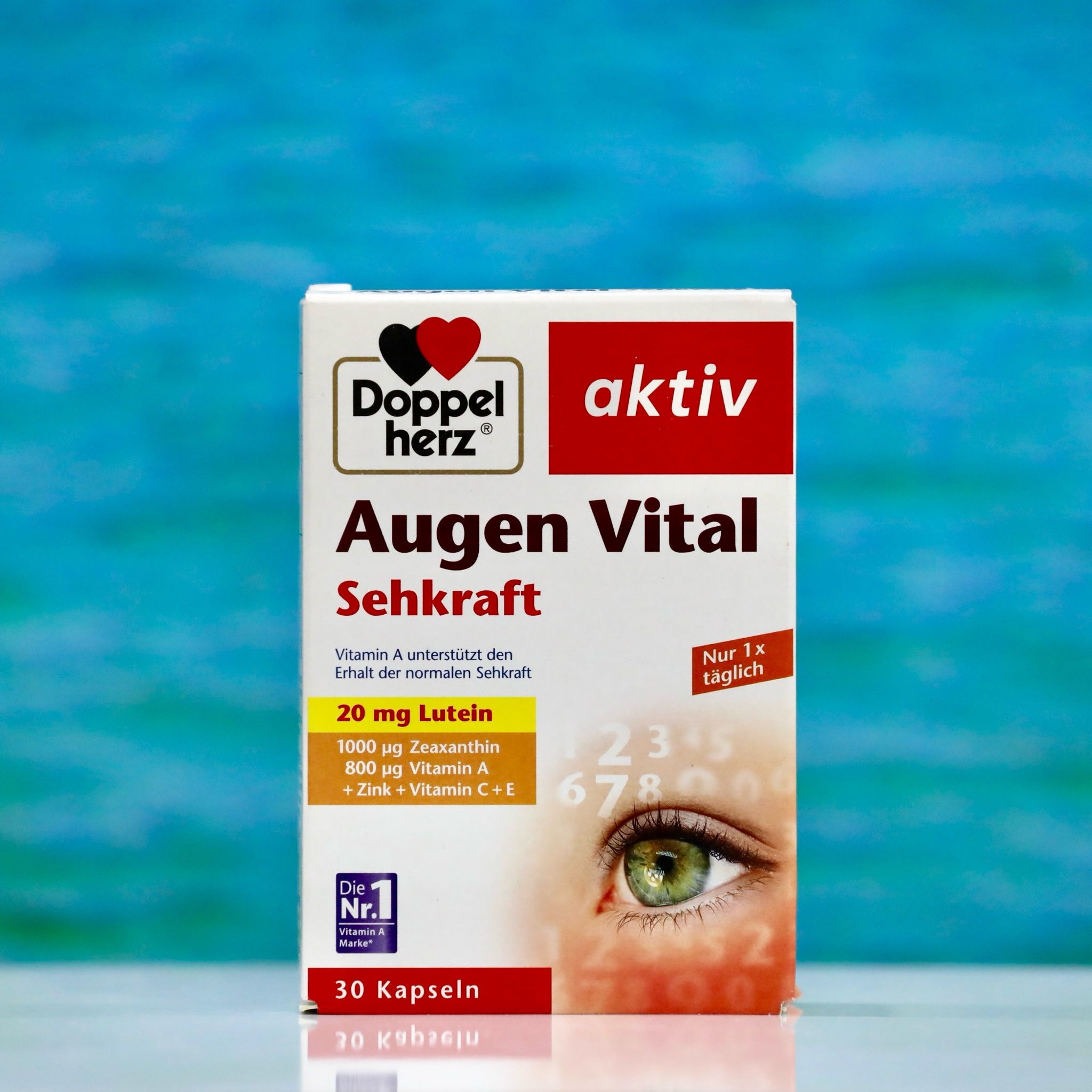 Viên uống bổ mắt Augen Vital Sehkraft 20mg, hộp 30 viên