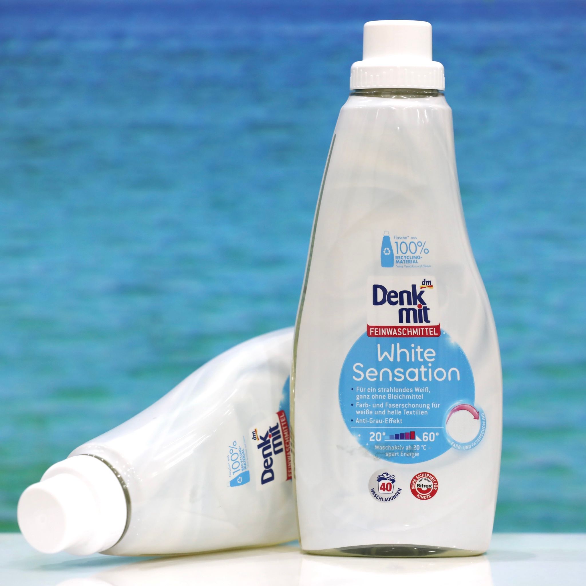 Nước Giặt Denkmit Feinwaschmittel White Sensation – Giữ Quần Áo Trắng Sáng Như Mới
