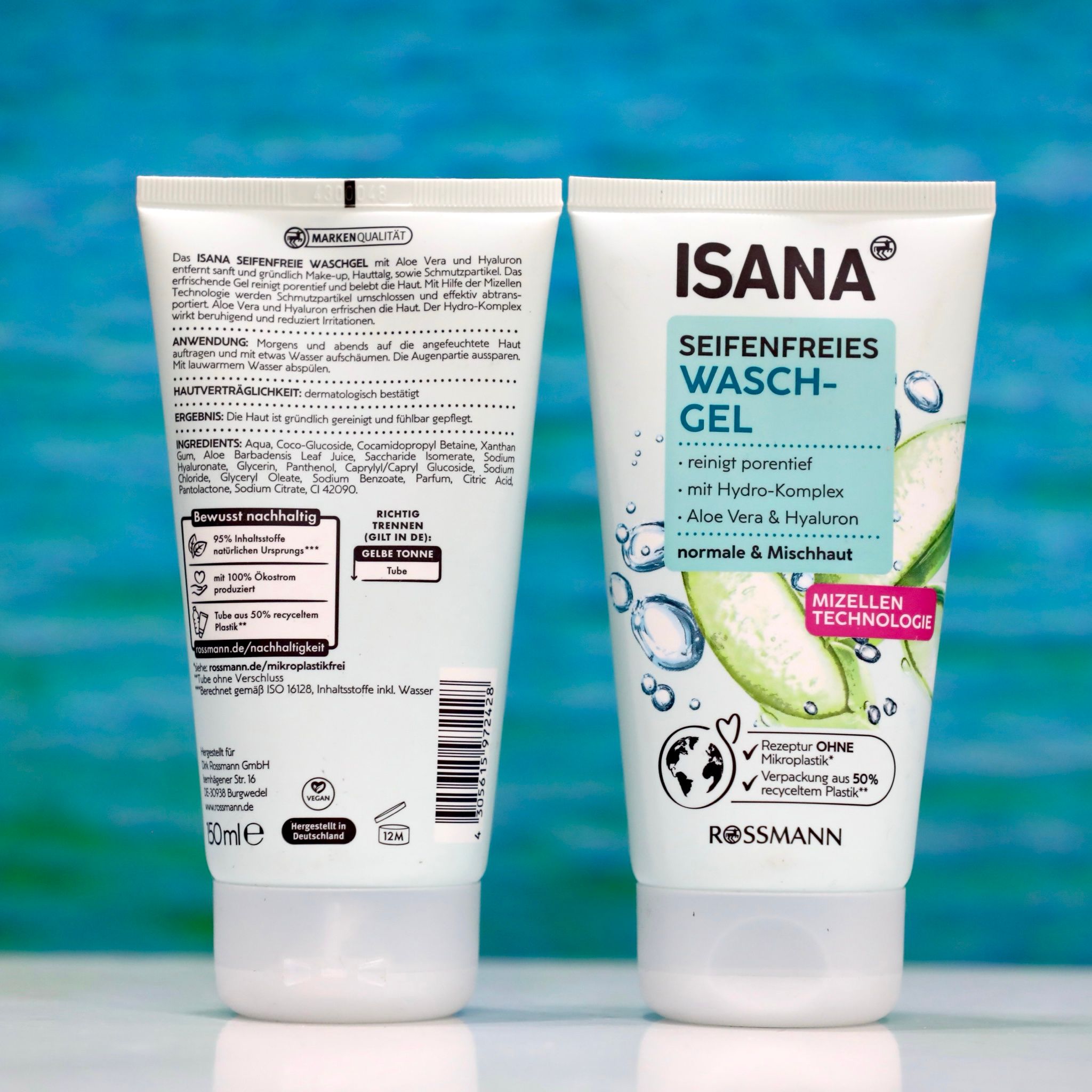 Sữa rửa mặt Isana lô hội tuýp 150ml