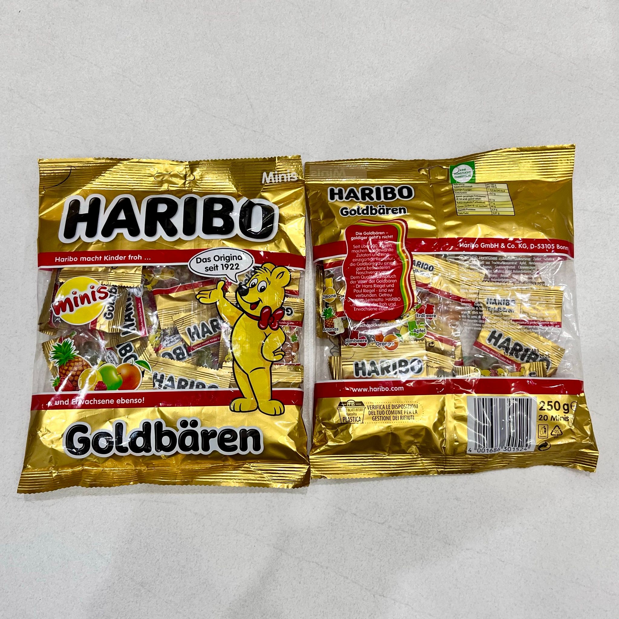 Kẹo Chip chip Dẻo Haribo Goldbären Minis – Hương Vị Trái Cây Ngọt Ngào, Hấp Dẫn