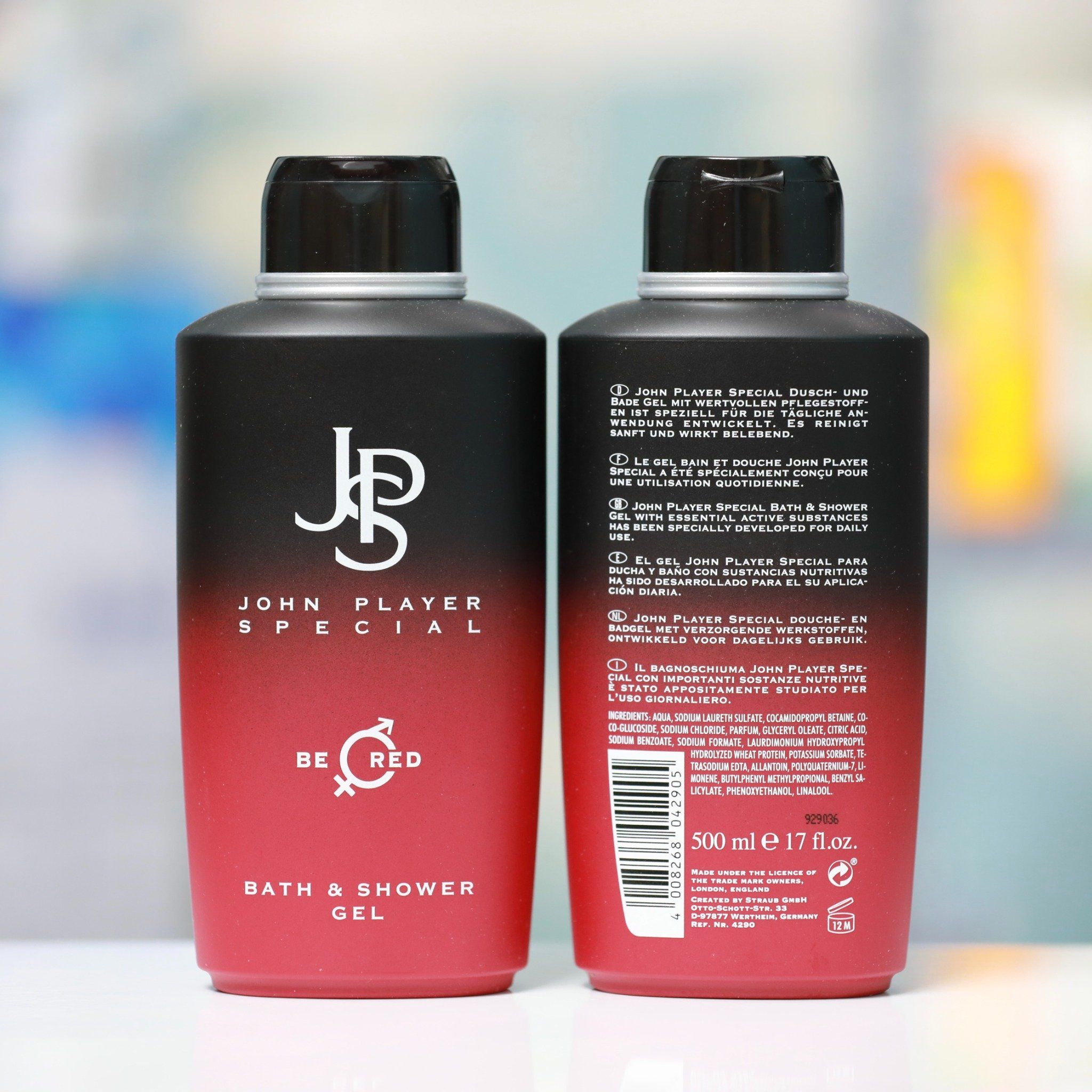 Sữa Tắm John Player Special Be Red – Tinh Chất Sảng Khoái, Phong Cách Nam Tính, 500ml