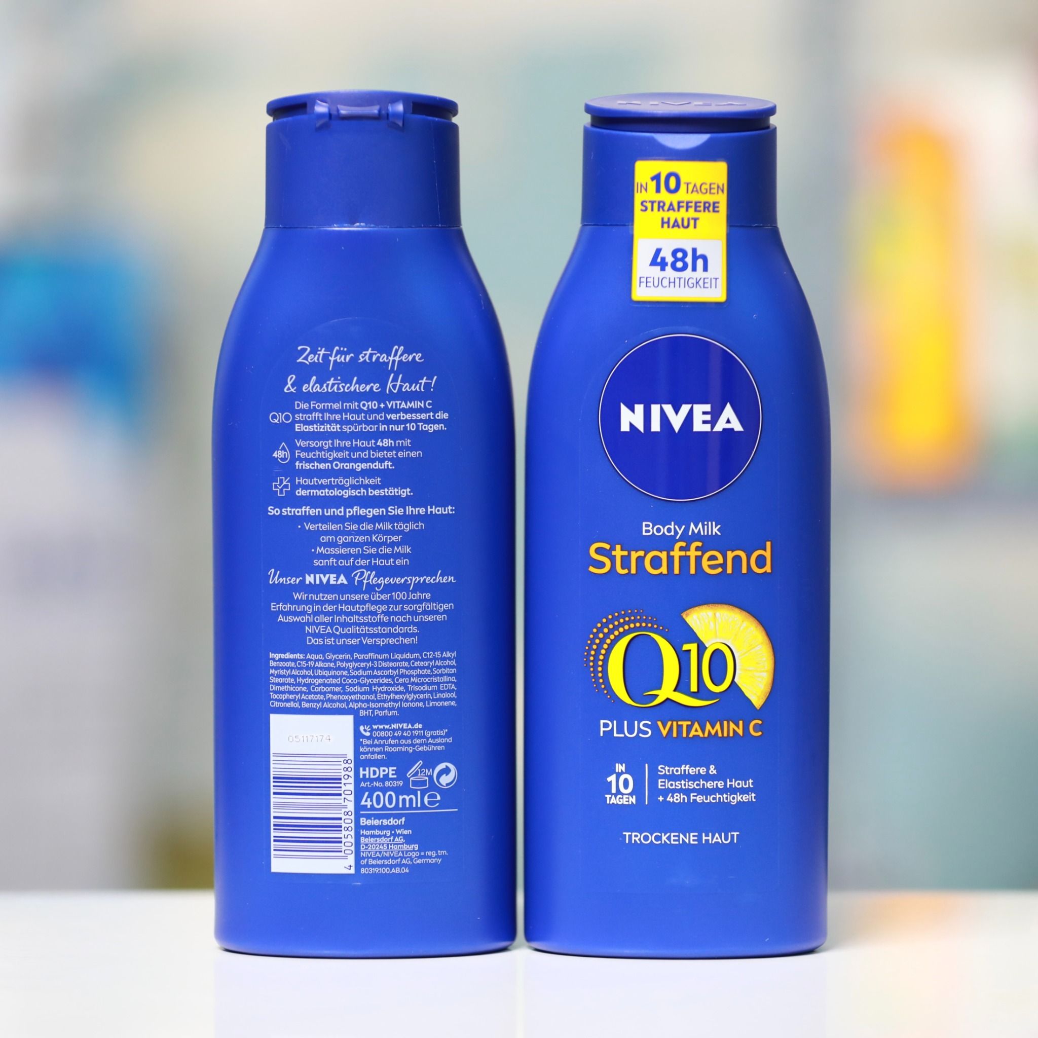 Sữa Dưỡng Thể Nivea Body Milk Q10 Cho Da Khô, 400ml
