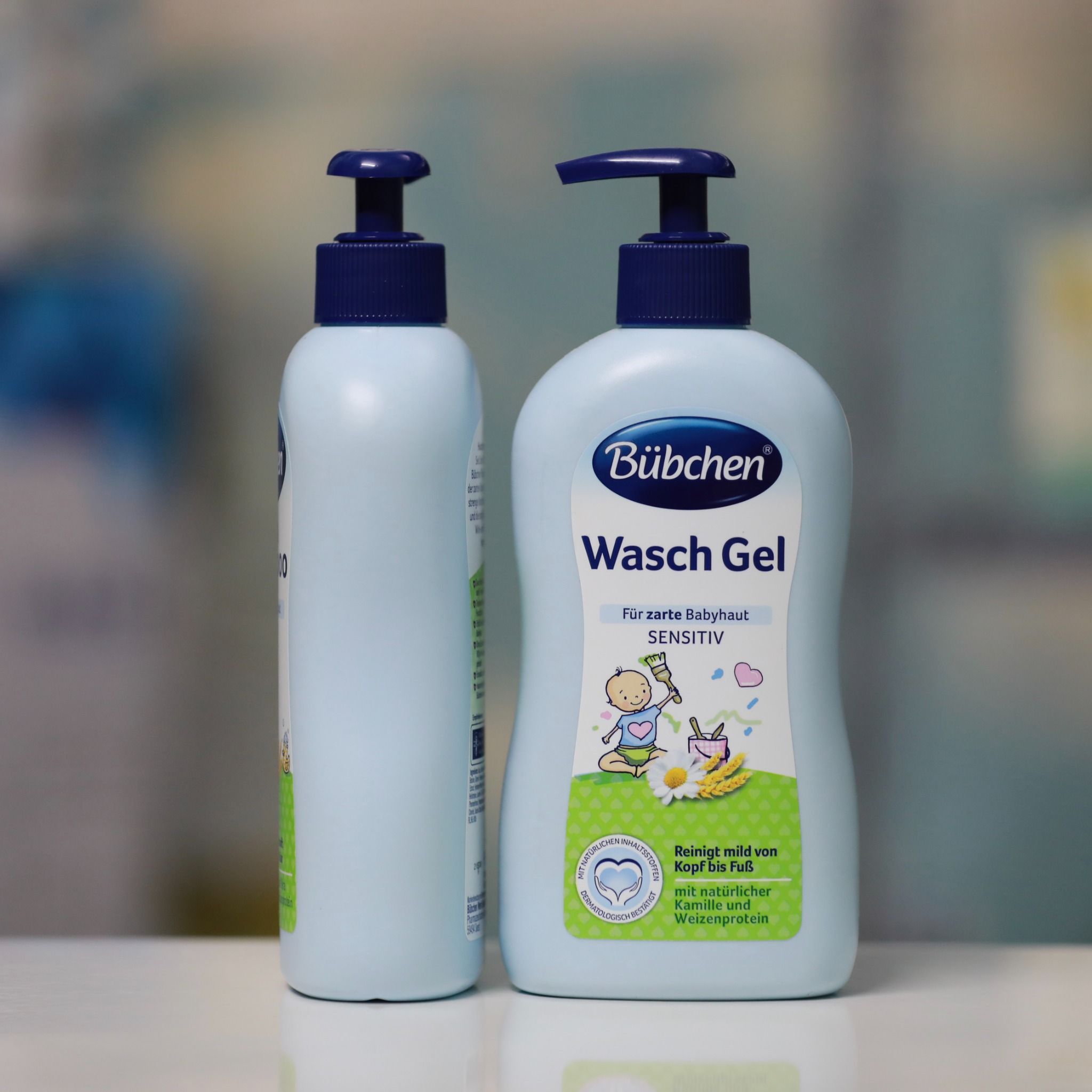 Sữa tắm Bubchen Wasch Gel tốt cho trẻ sơ sinh, da nhạy cảm nhất, 400ml
