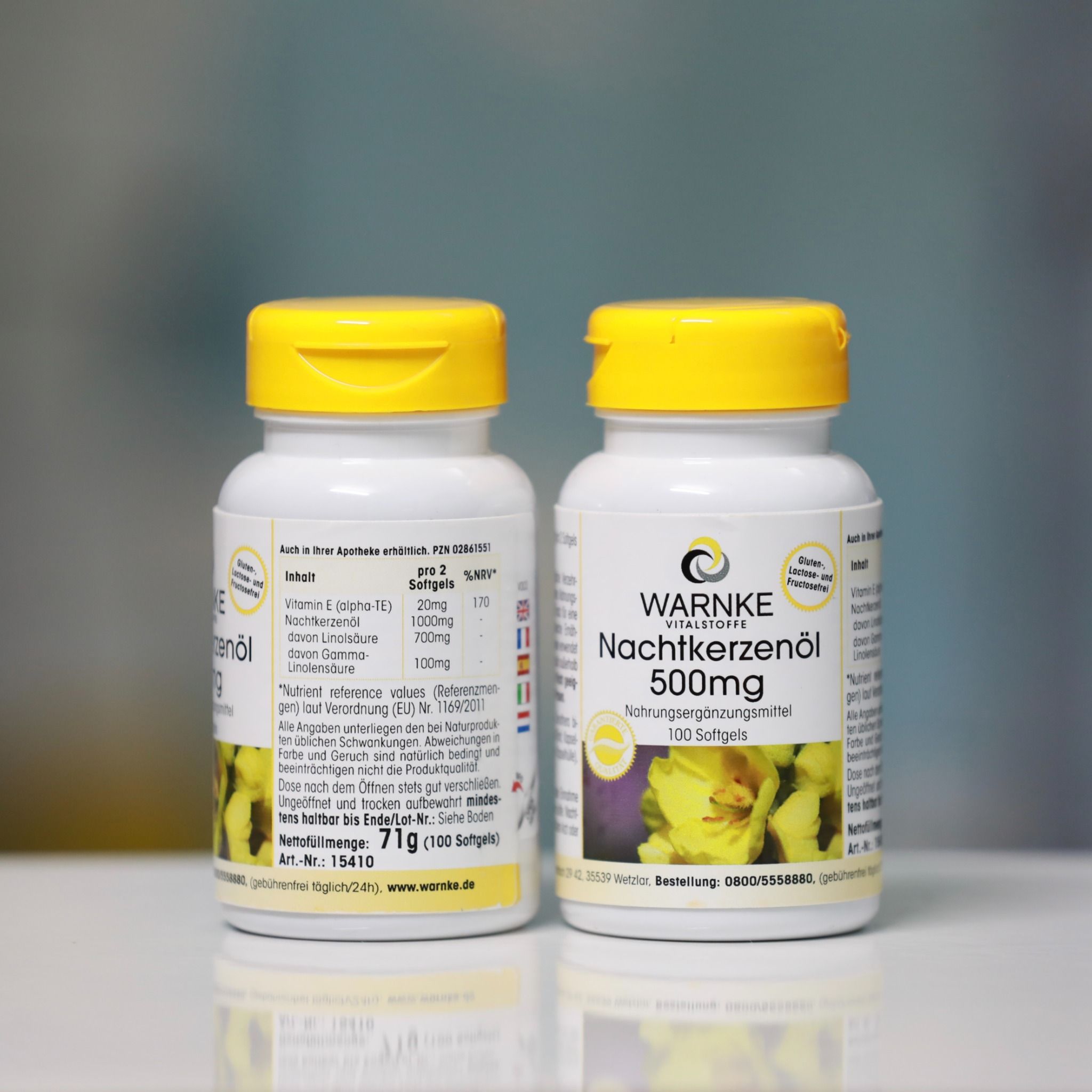 Tinh Dầu Hoa Anh Thảo Warnke Nachtkerzenol 500mg, 100 viên
