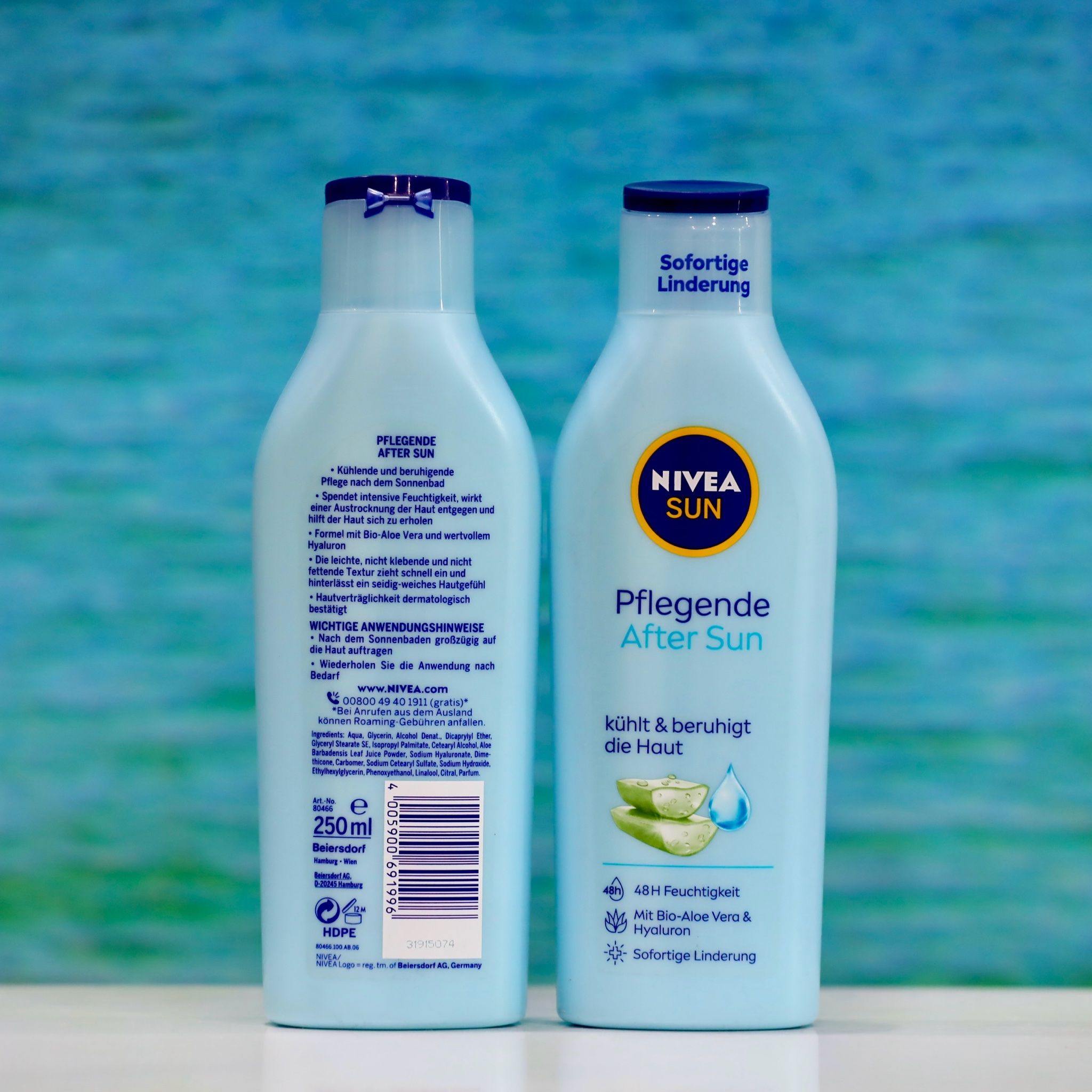 Kem nhả nắng Nivea After sun lô hội, chai 250ml