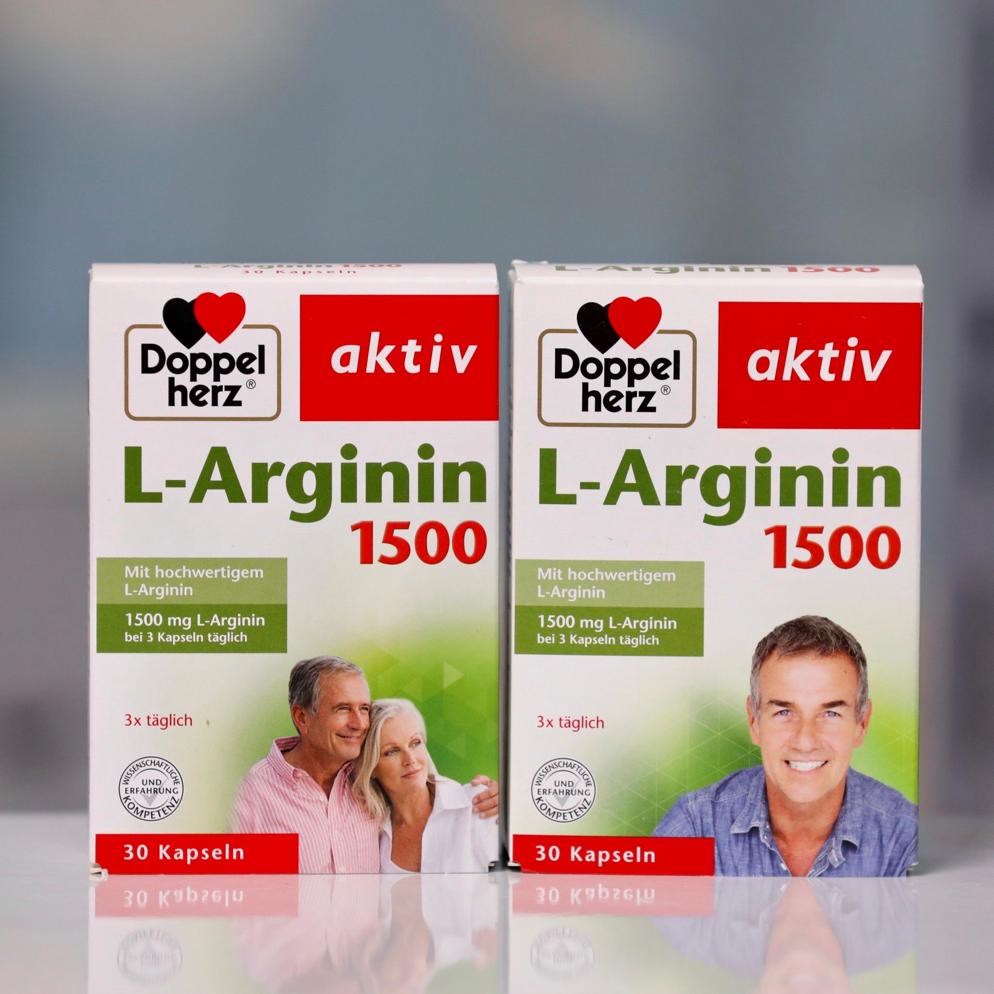 Thuốc bổ thận tráng dương L- Arginin của hãng dược phẩm Doppelherz - Nội địa Đức, hộp 30 viên