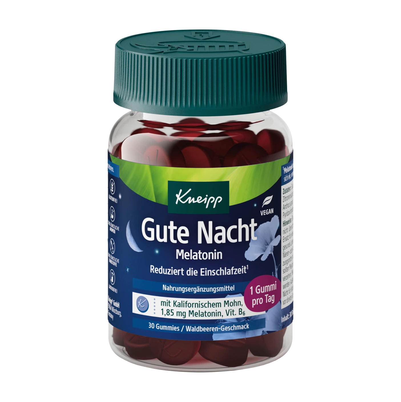 Viên uống hỗ trợ giấc ngủ Kneipp Gute Nacht Gummies 30 viên