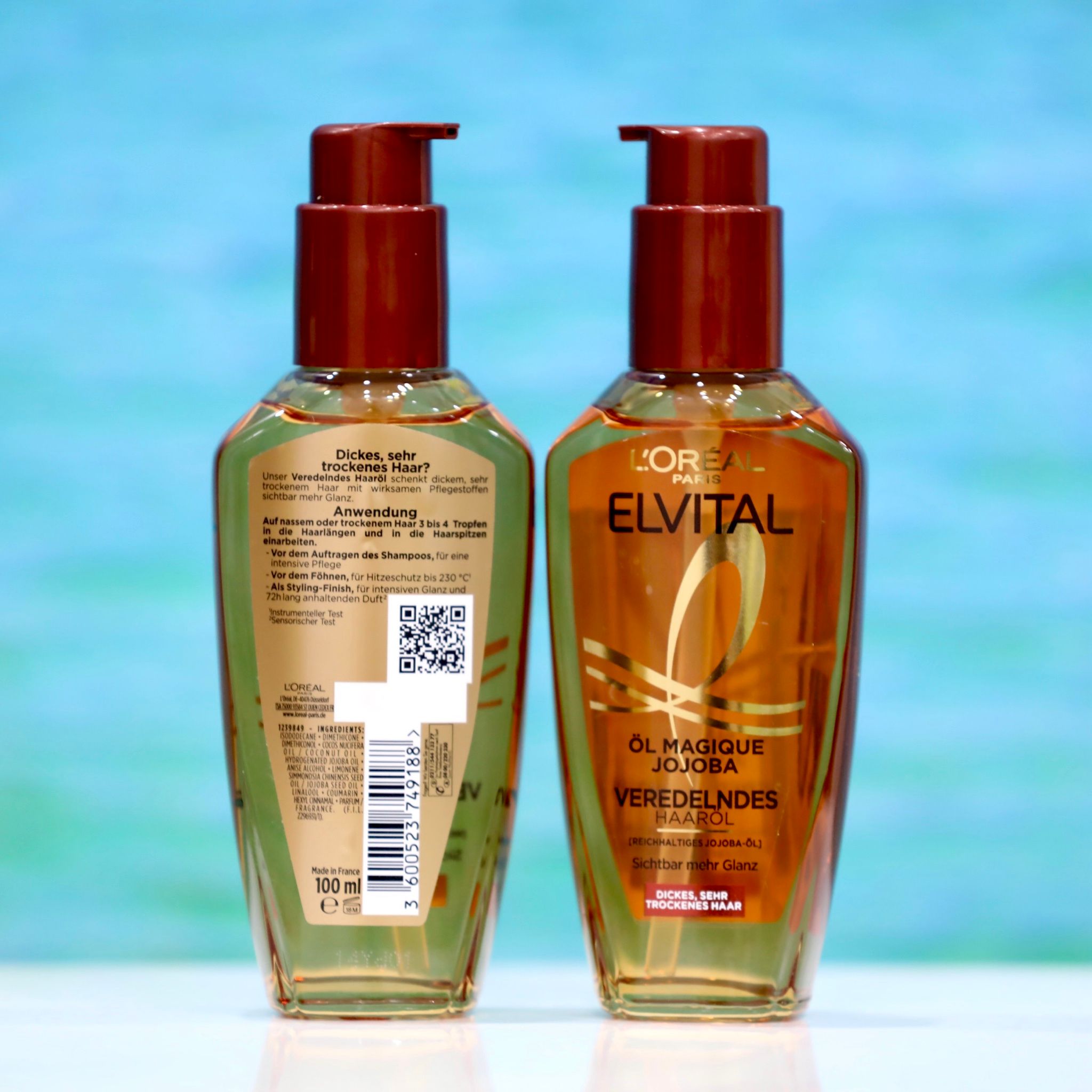 Tinh dầu dưỡng tóc Loreal Elvital chai thuỷ tinh 100ml
