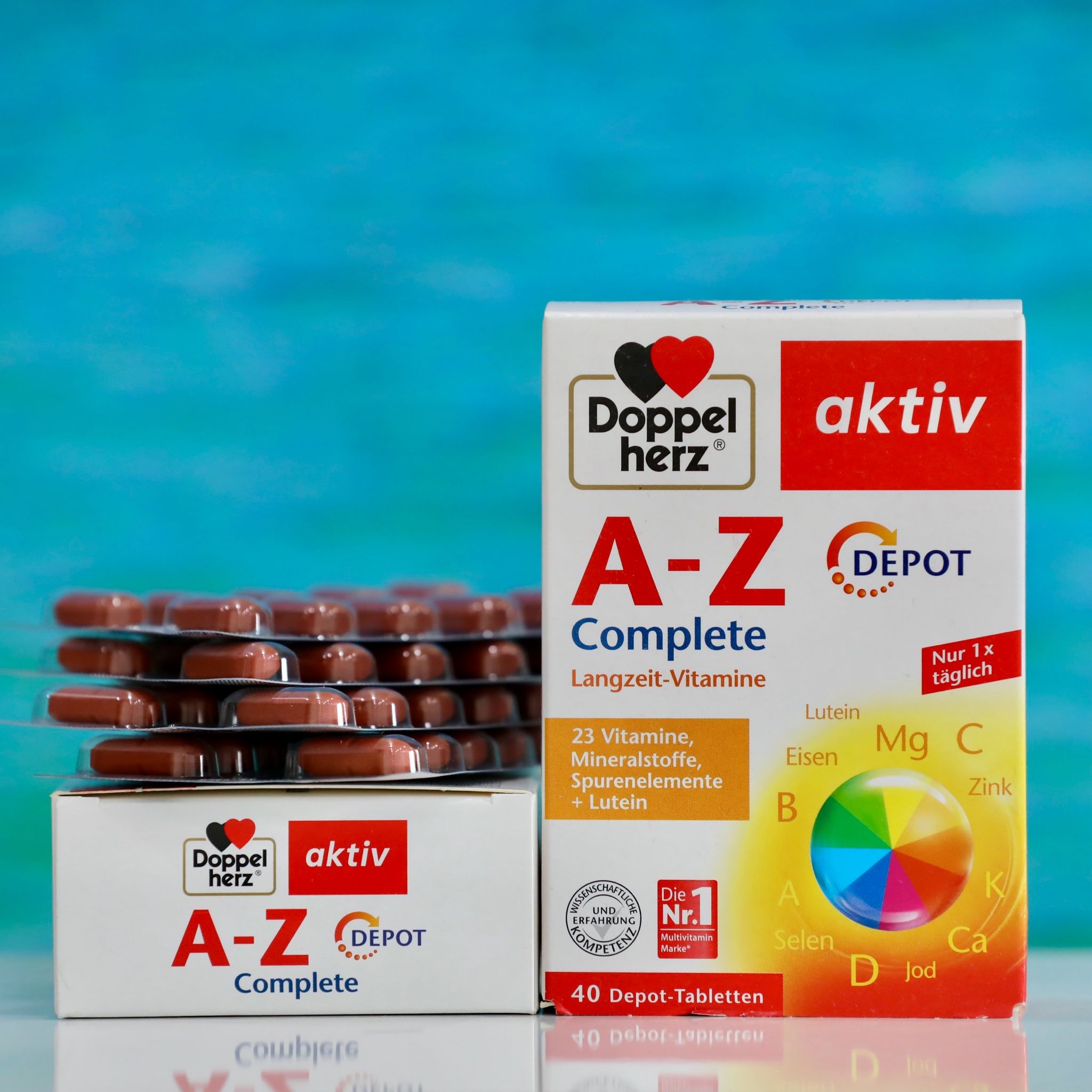 Vitamin tổng hợp Doppelherz Aktiv A-Z Depot, hộp 40 viên