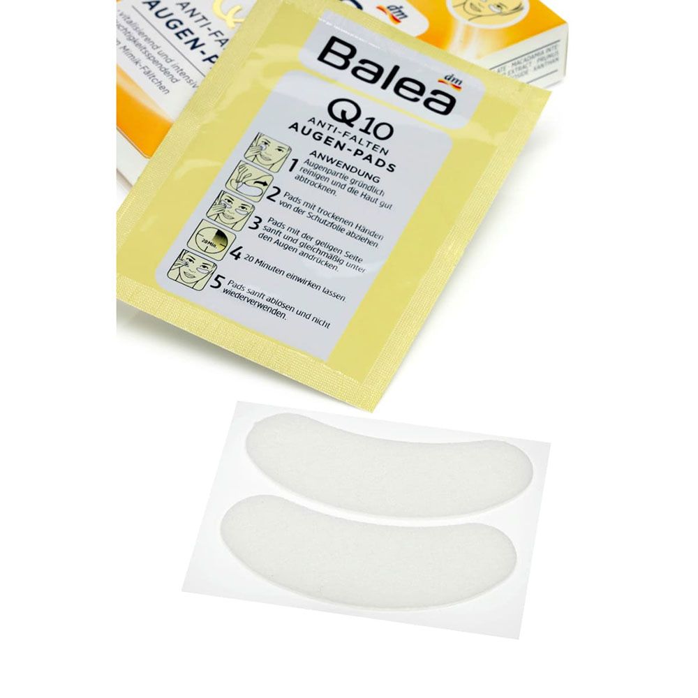 Miếng đắp mắt Balea Q10 Anti falten Augen Pads. (6x2).