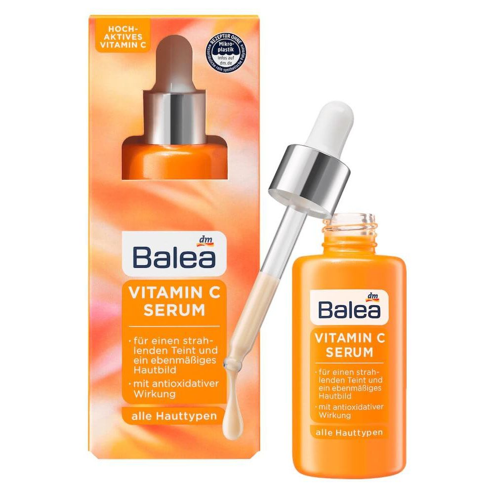 Serum Balea Vitamin C Giúp Da Trắng Sáng, Đều Màu, 30ml