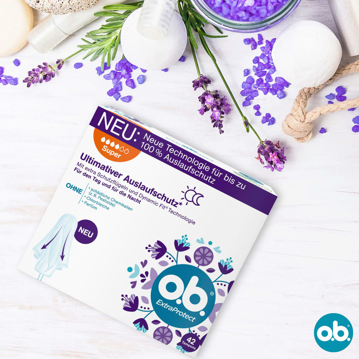 Băng vệ sinh Tampon của Đức loại 4 giọt dùng cho ngày và đêm, hộp 42 chiếc
