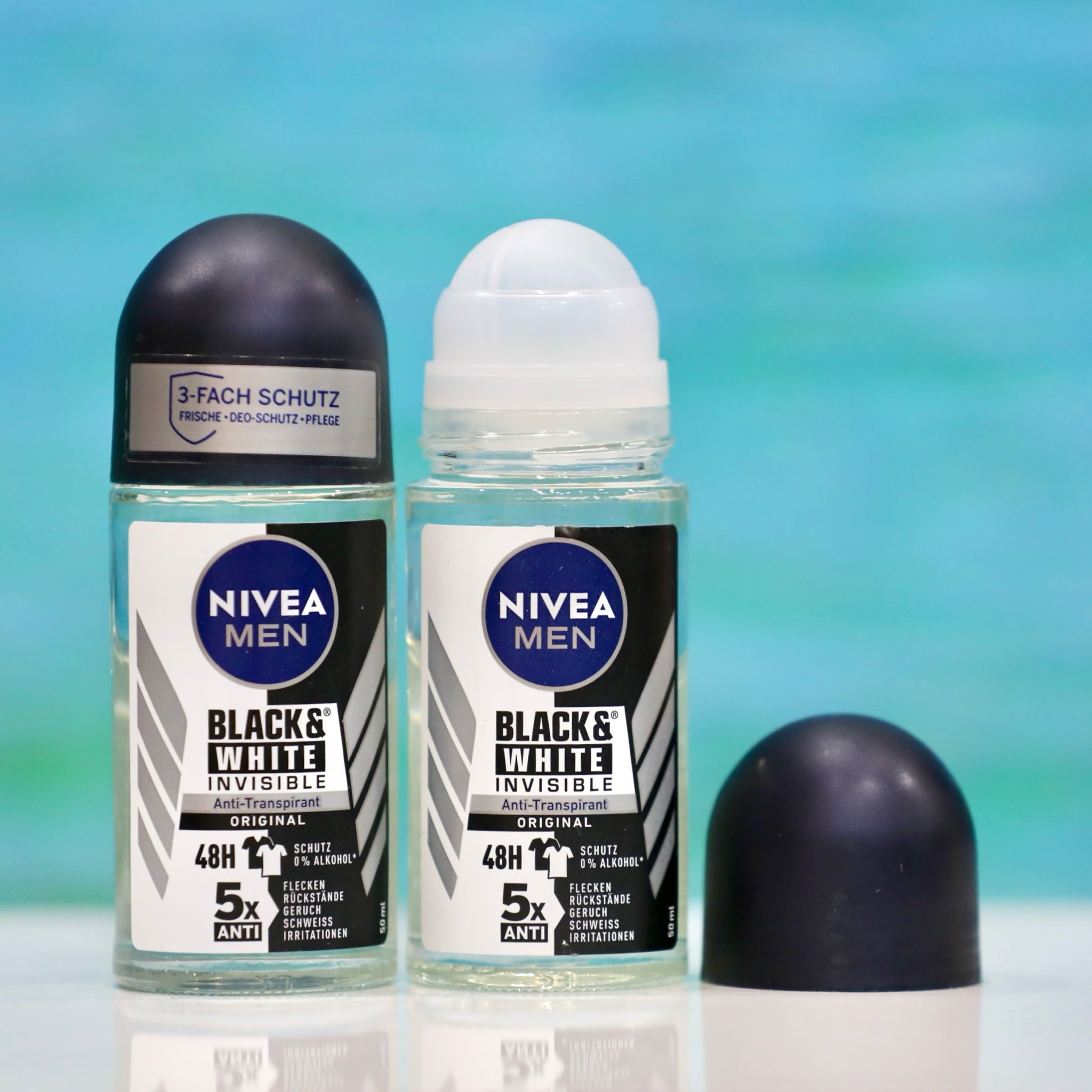 Lăn nách khử mùi Nivea Men Black&White 48h - Dành cho Nam