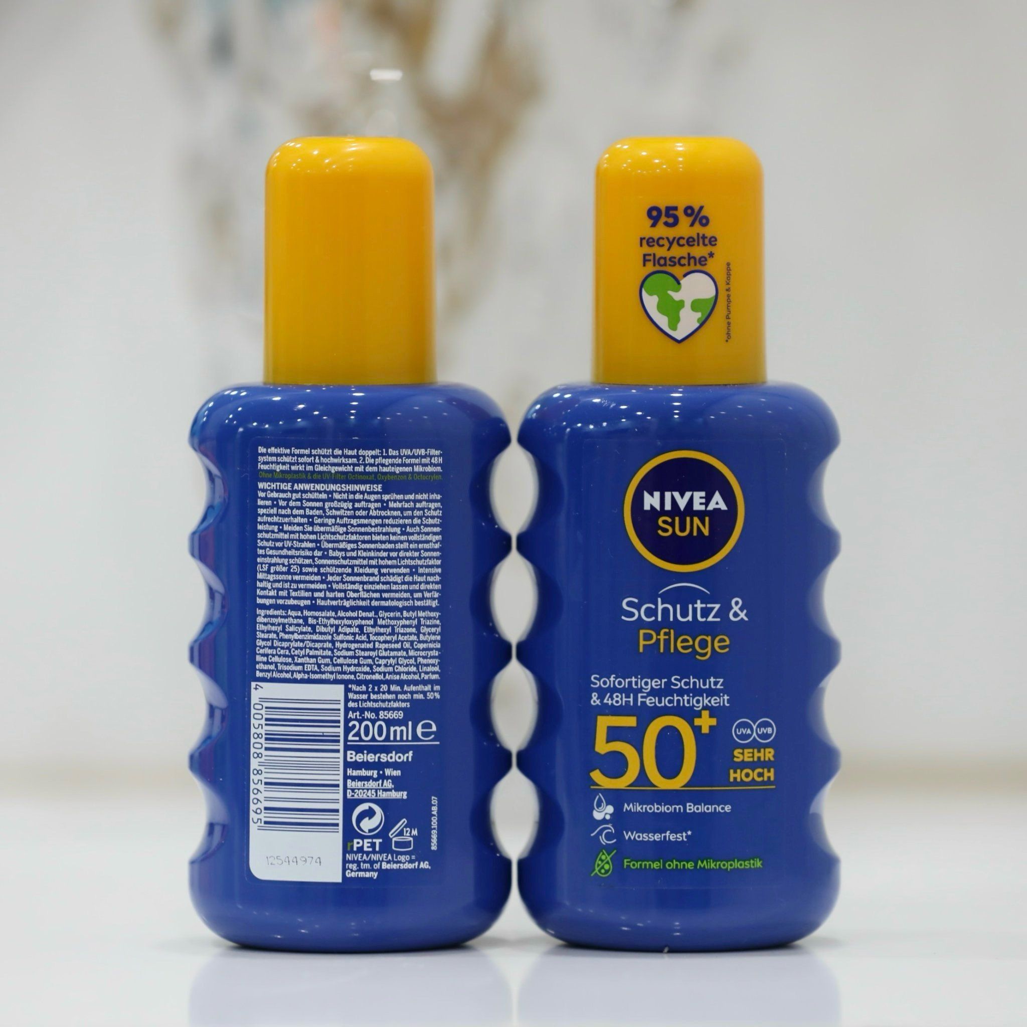 Xịt chống nắng nivea 50+, chai 200ml