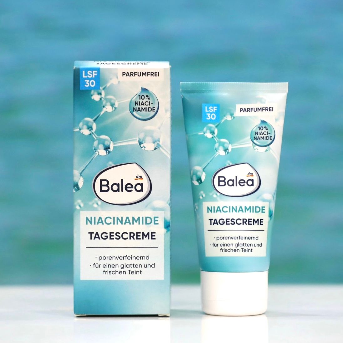 Kem dưỡng da ban ngày Balea Niacinamide với SPF 30, 50ml