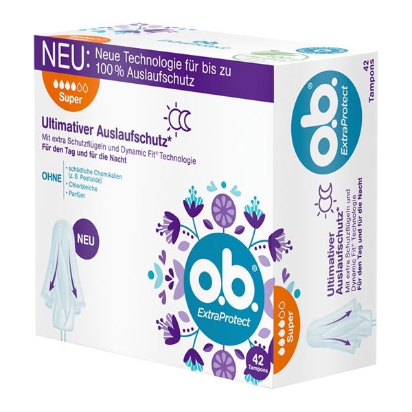 Băng vệ sinh Tampon của Đức loại 4 giọt dùng cho ngày và đêm, hộp 42 chiếc