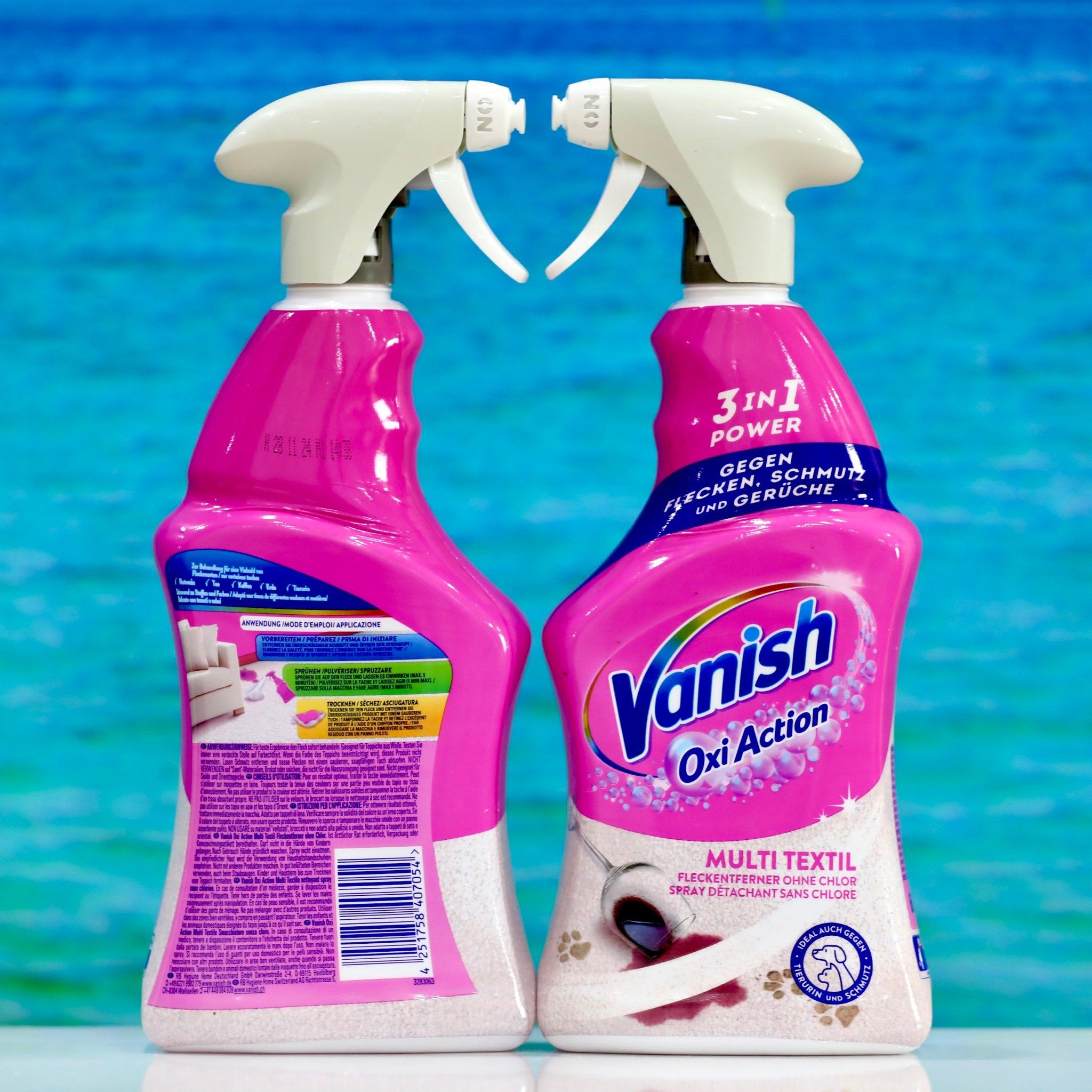 Nước Xịt Tẩy Vết Bẩn Vanish Oxi Action Multi Textil 3in1 – Giải Pháp Làm Sạch Toàn Diện