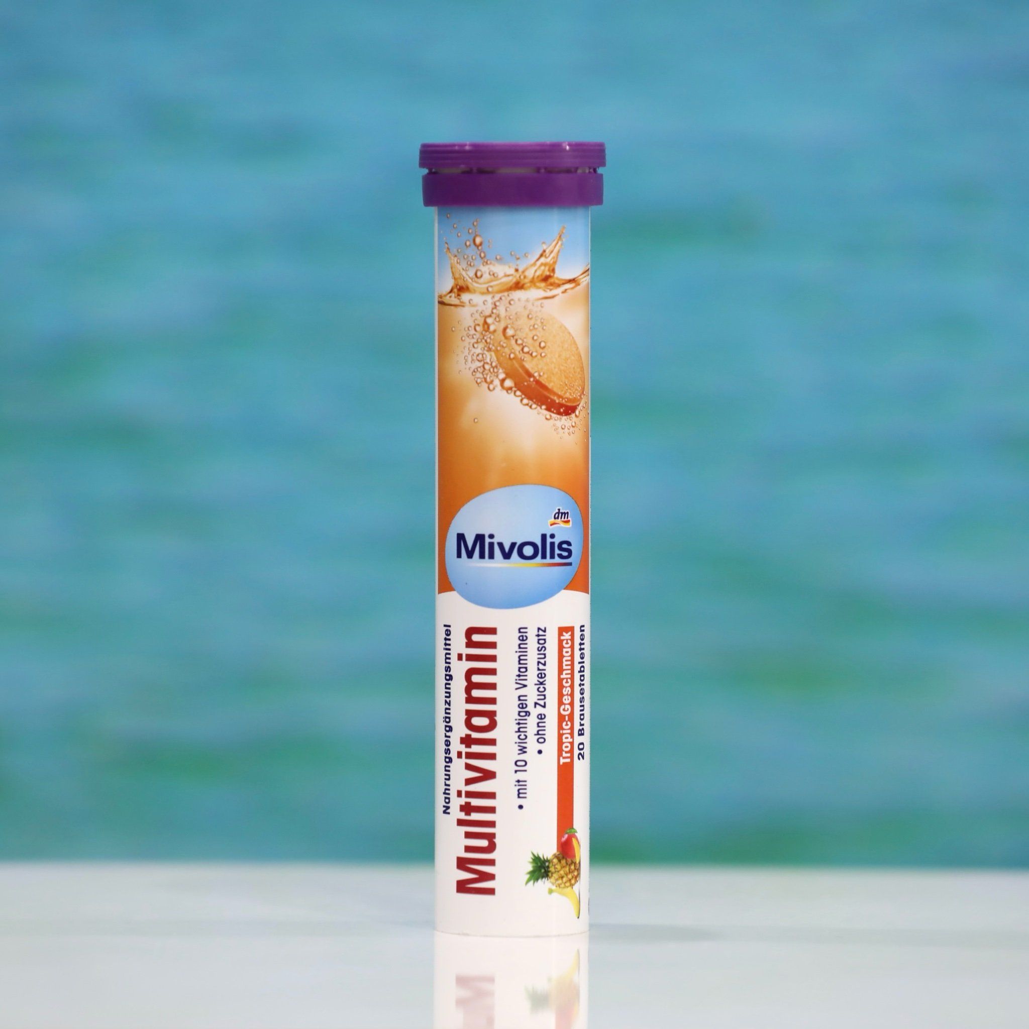 Viên sủi Multivitamin vị dứa, hộp 20 viên