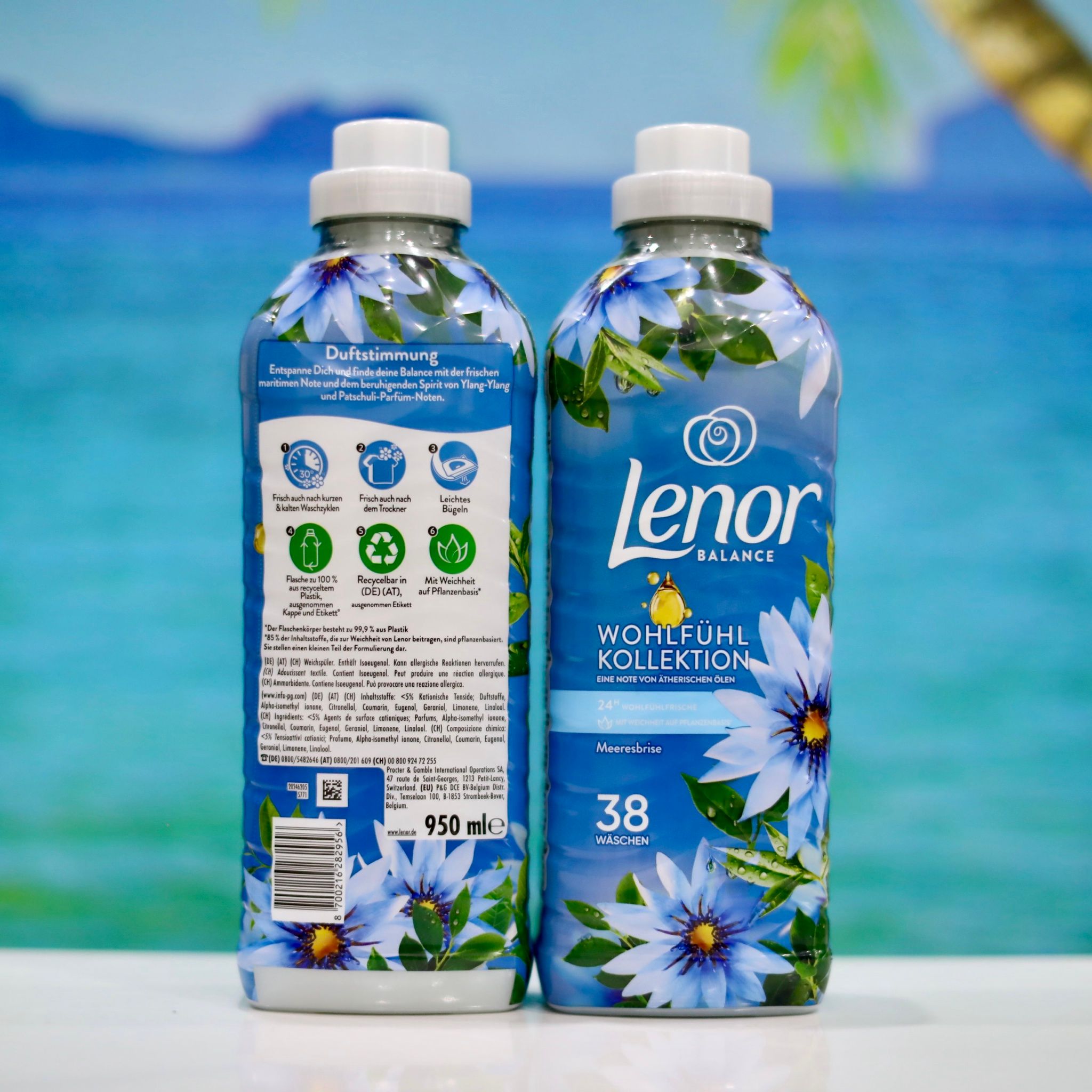 Nước xả vải Lenor Aprilfrisch 950ml – Hương xuân tươi mát, nội địa Đức