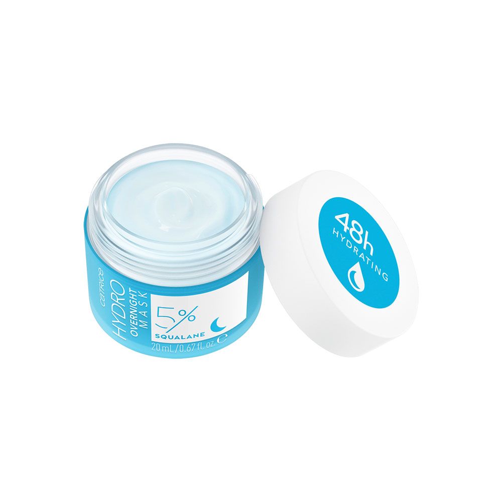 Mặt Nạ Ngủ Cấp Nước CATRICE HYDRO 48h Giúp Da Căng Bóng Mịn Màng, 20 ml
