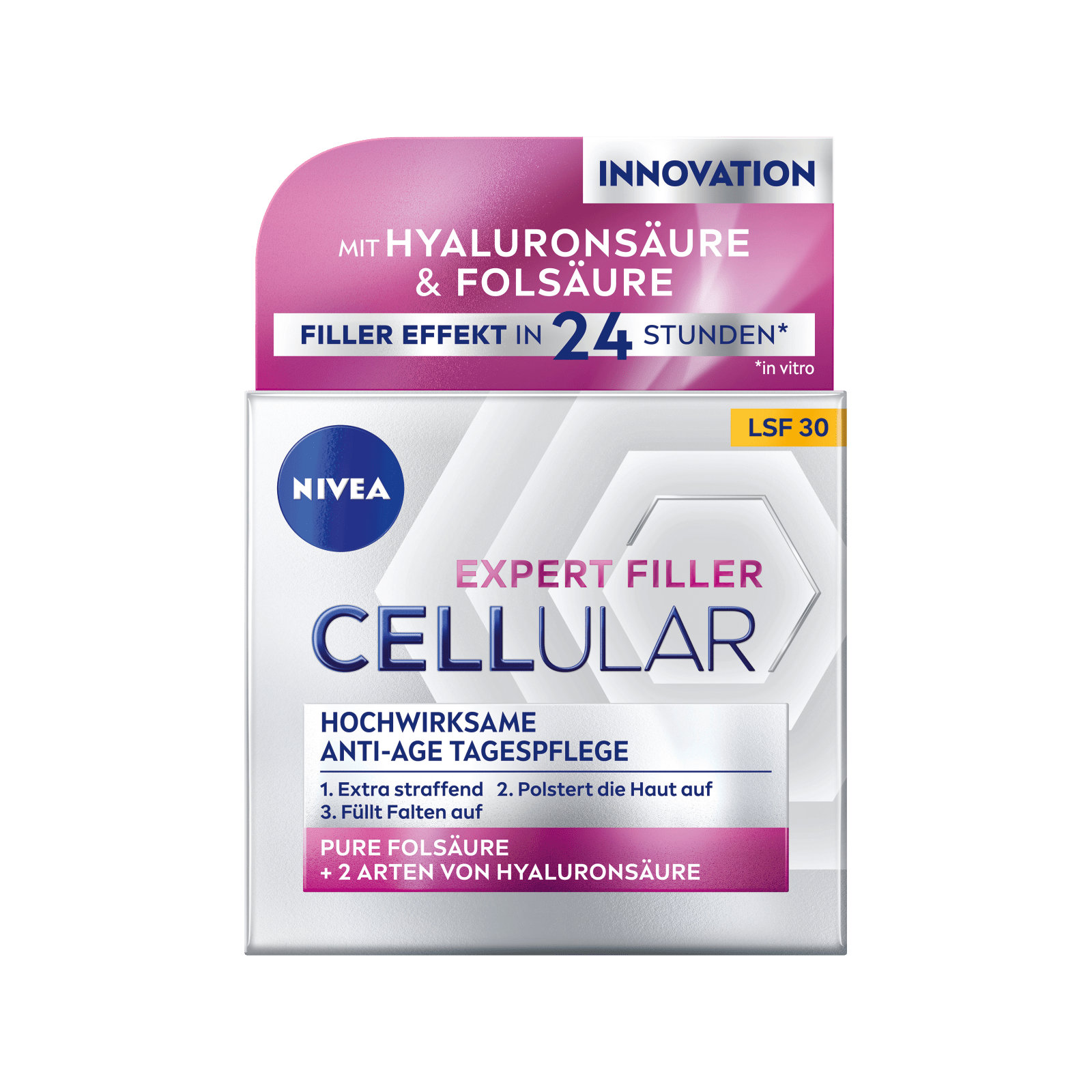  Kem dưỡng da Nivea Cellular Expert Filler LSF 30, hộp 500ml 