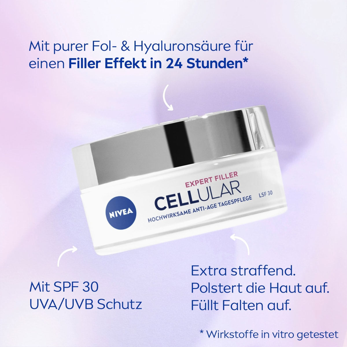  Kem dưỡng da Nivea Cellular Expert Filler LSF 30, hộp 500ml 