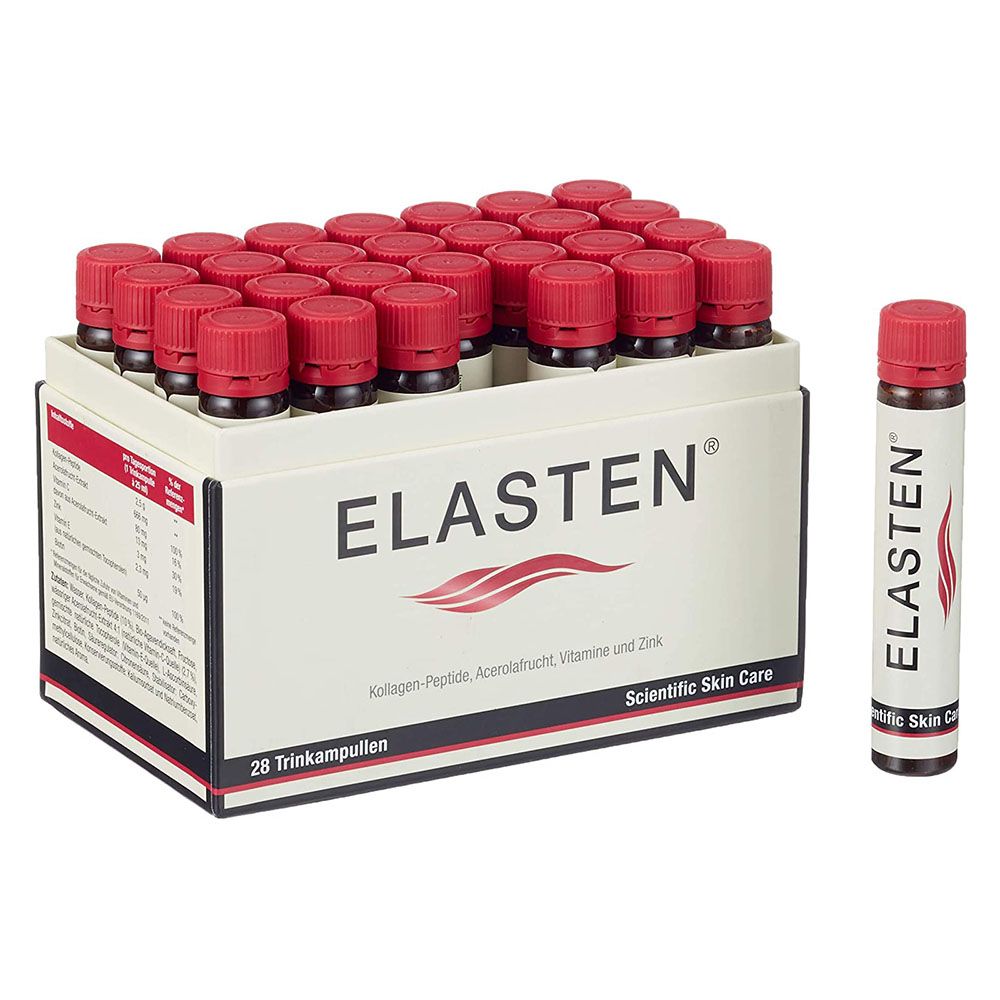 COLLAGEN ELASTEN – Collagen uống số 1 tại Đức và Châu Âu, hộp 28 ống/25ml/ 1 ống