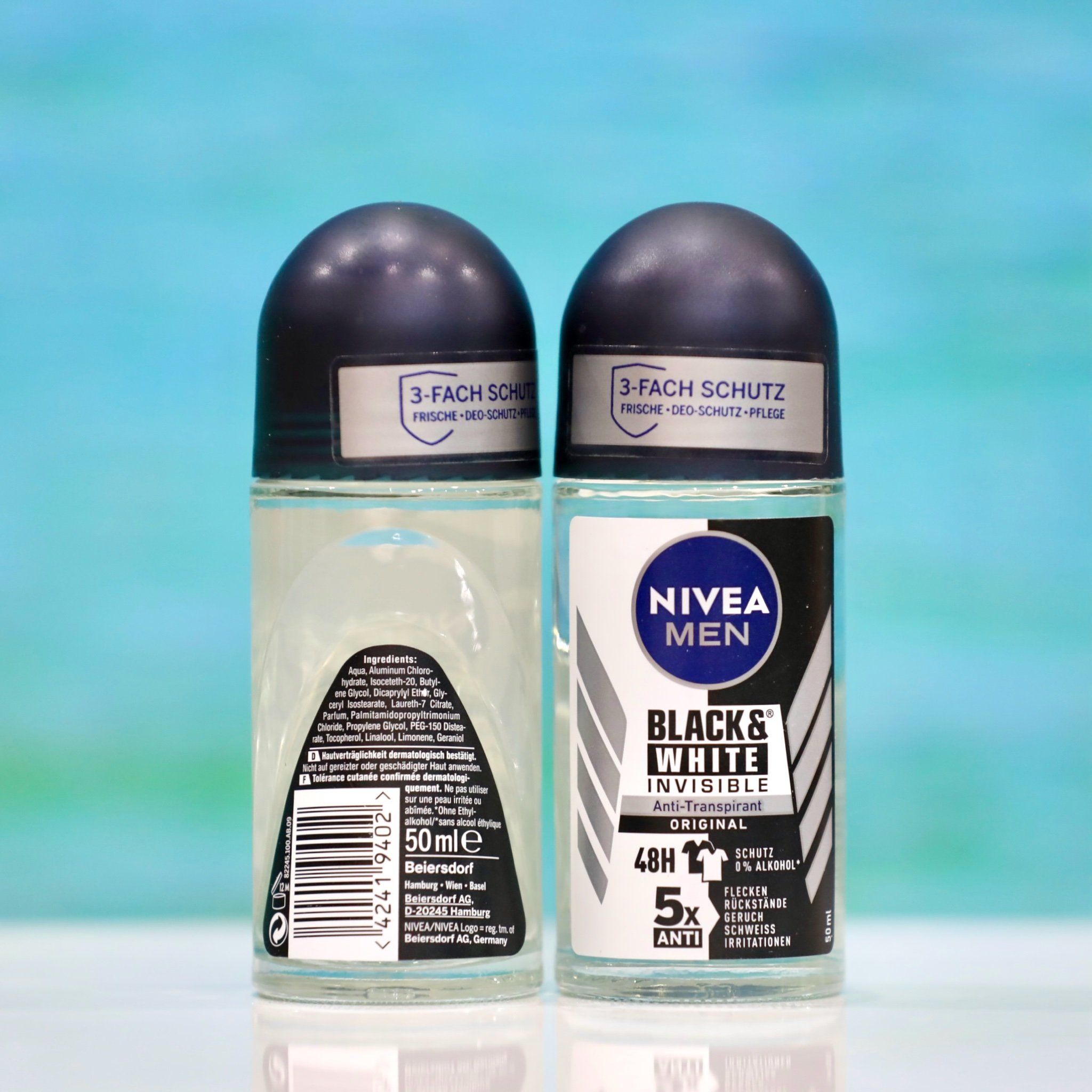 Lăn nách khử mùi Nivea Men Black&White 48h - Dành cho Nam