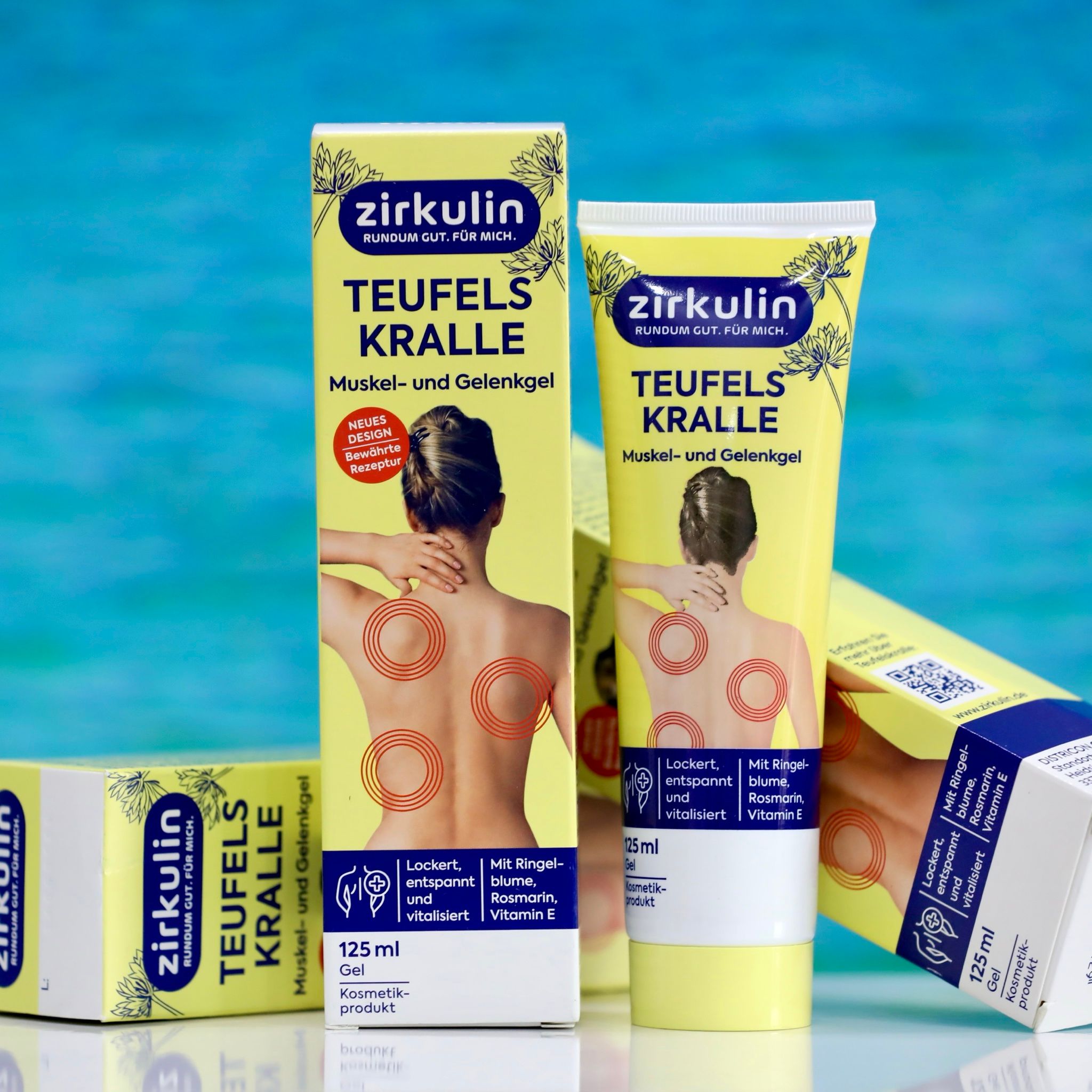 Gel xoa bóp giúp thư giãn cơ và giảm đau xương khớp Zirkulin Teufelskralle, tuýp 125 ml