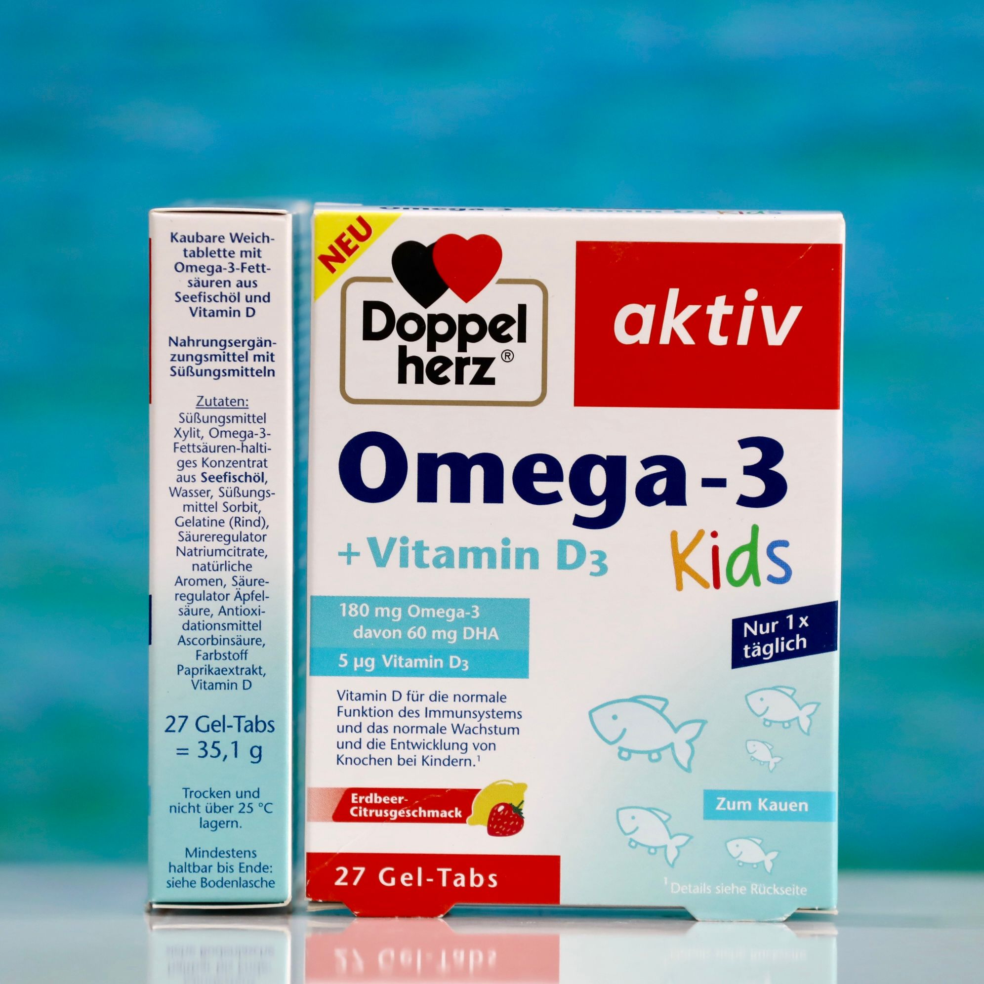 Omega3 trẻ em + Vitamin D3 hộp 27 viên