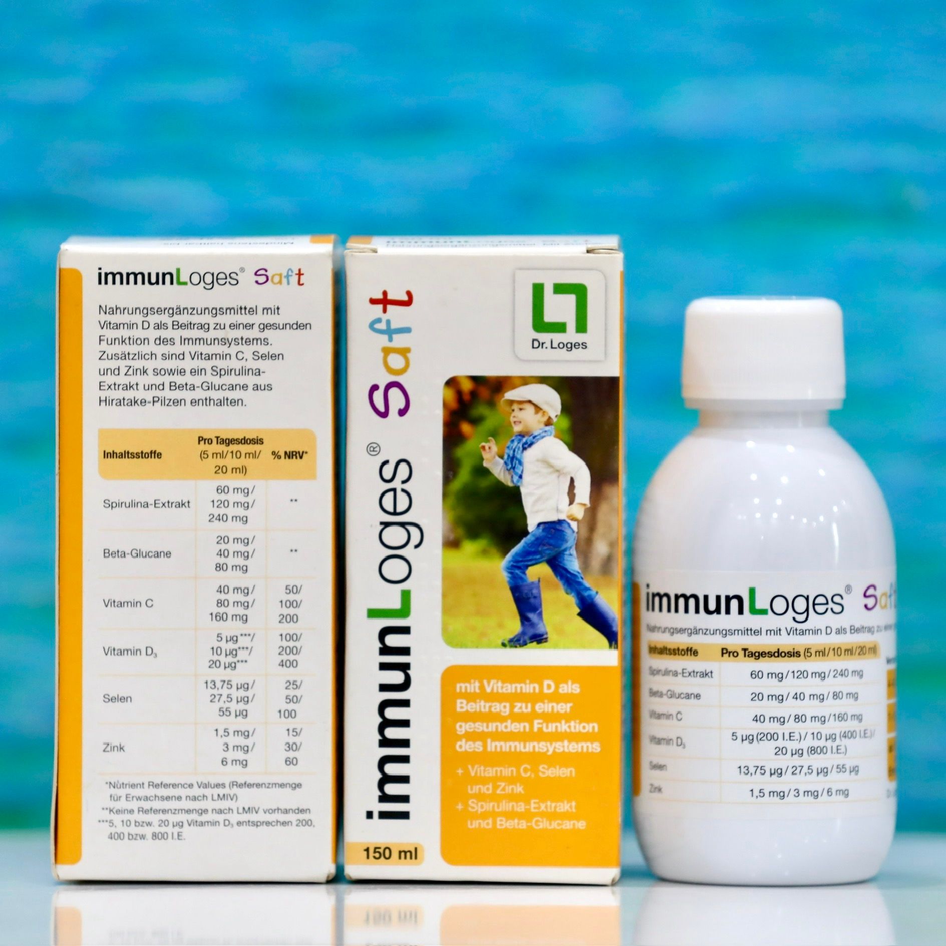 Tăng đề kháng ImmunLoges Saft Dr. Loges 150ml – Hỗ trợ tăng cường đề kháng tự nhiên cho trẻ