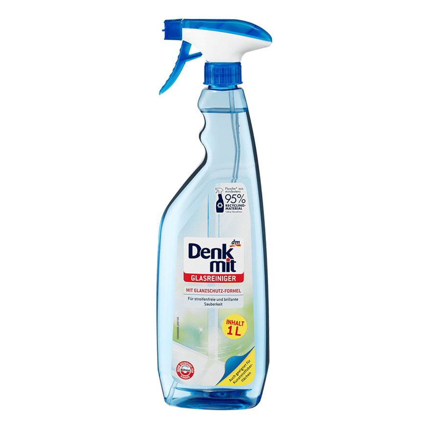 Xịt lau và vệ sinh Kính Denkmit chai 1 lít