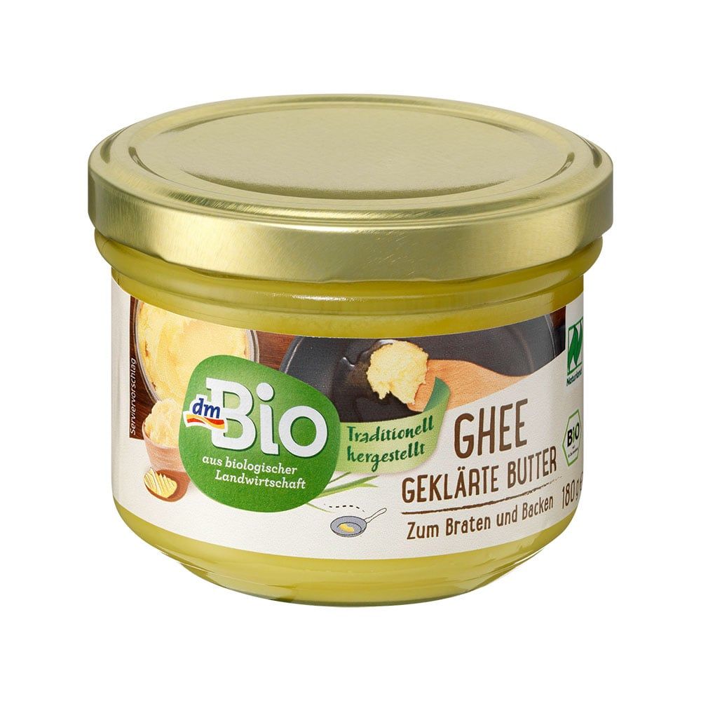 Bơ GHEE Hữu Cơ BIO Nội Địa Đức, hũ 180g
