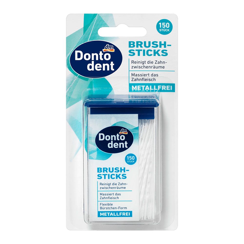 Tăm que nhựa làm sạch kẻ răng Brush-Sticks của hãng Dontodent
