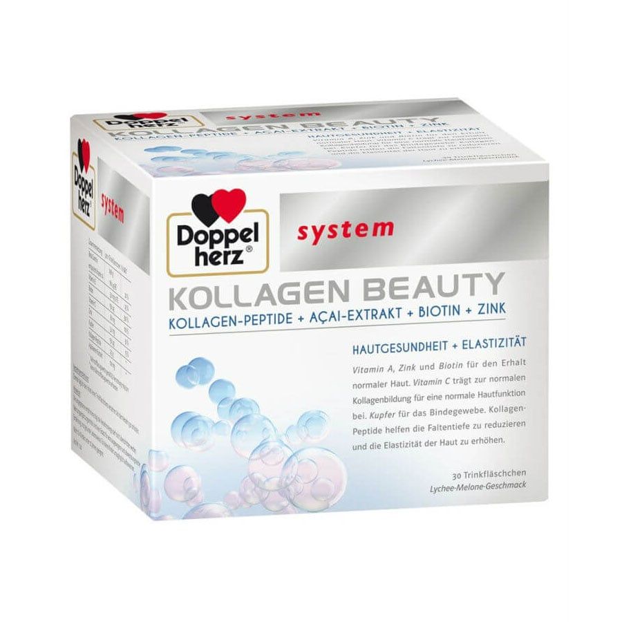 Collagen Thủy Phân Doppelherz Kollagen Beauty Khỏe Đẹp Da, 30 x 25 ml
