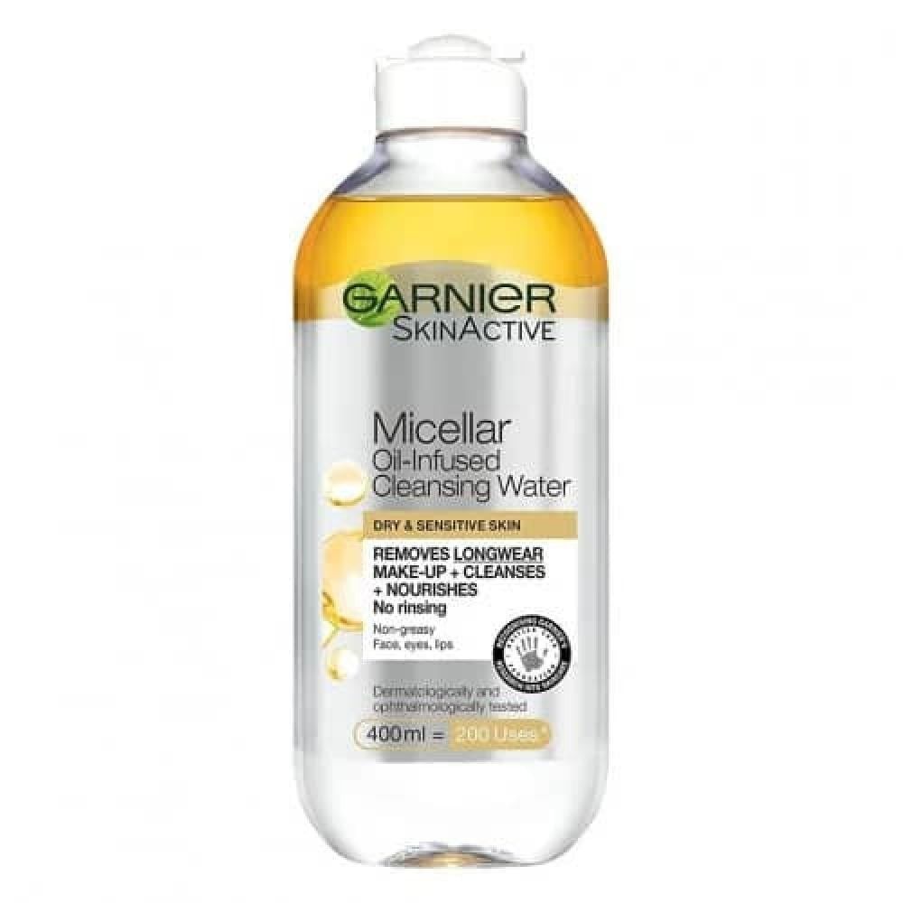 Nước tẩy trang vàng dầu Garnier Micellar Oil-Infused Cleansing Water