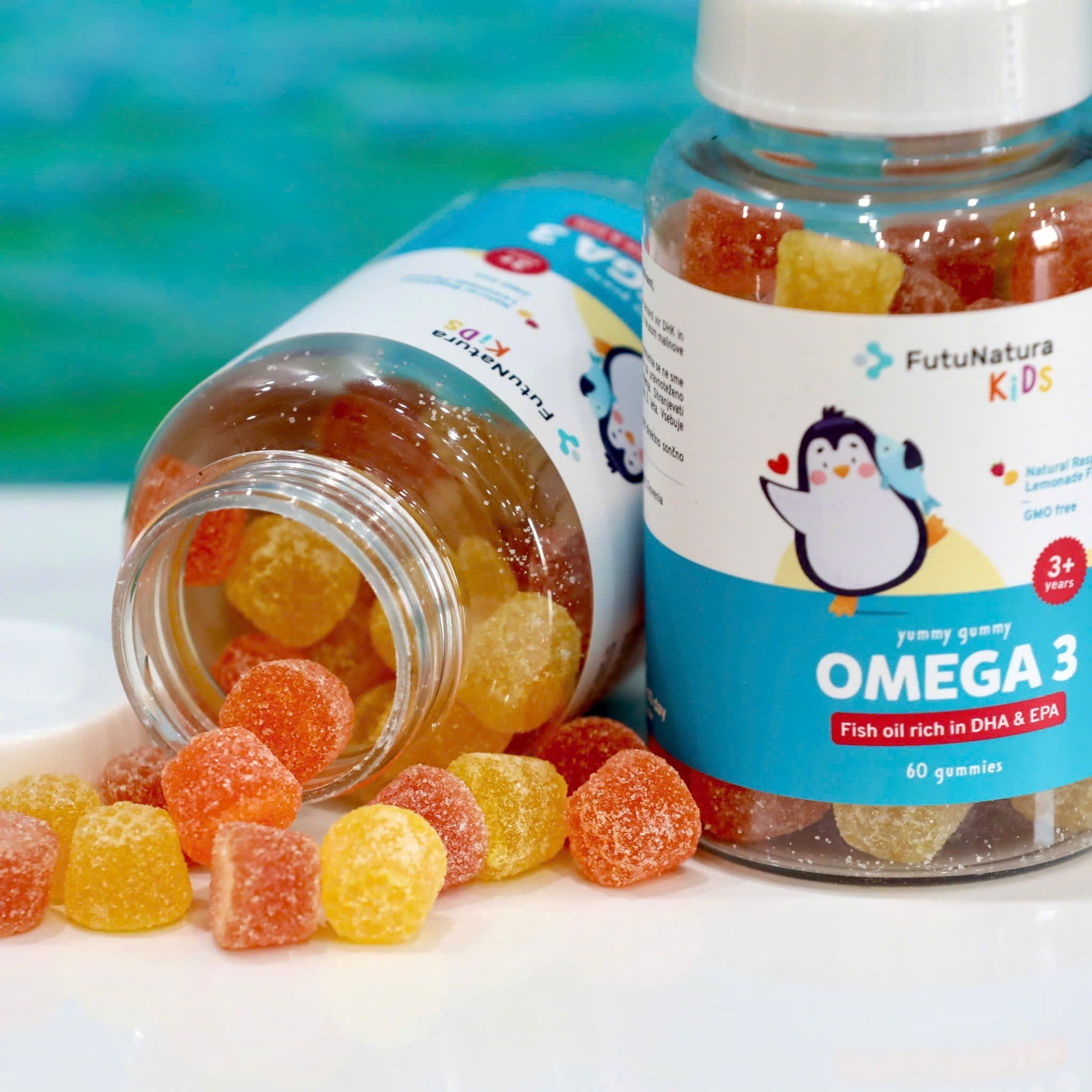 Omega 3 trẻ em kẹo dẻo lọ 60 viên