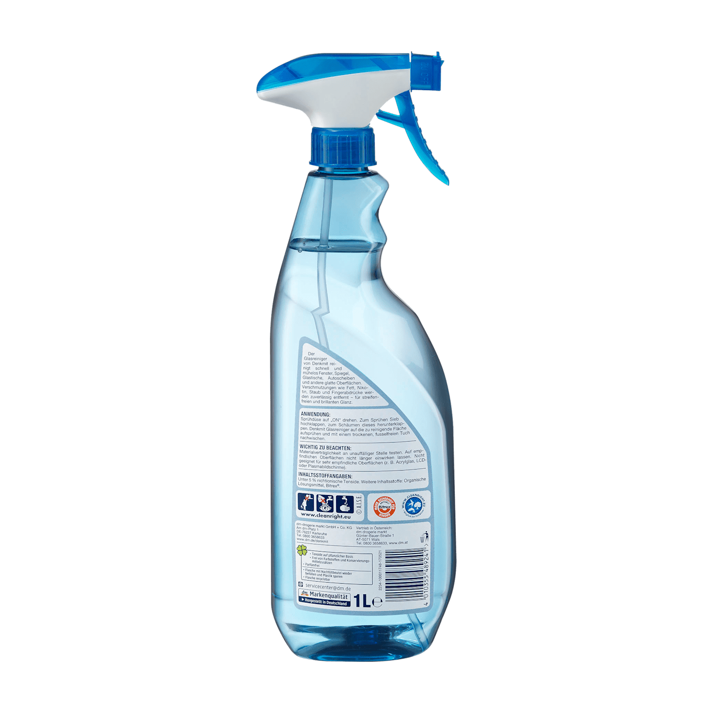 Dung Dịch Vệ Sinh Kính Denkmit Glasreiniger – Công Thức Sáng Bóng, Hiệu Quả Cao
