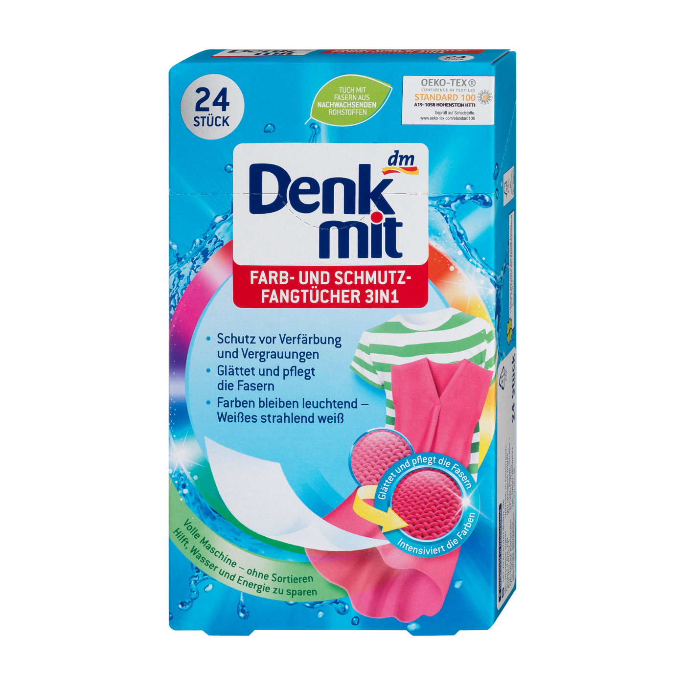 Giấy chống loang quần áo Denkmit Farb- und Schmutzfangtücher 3in1 - Giải pháp bảo vệ quần áo hiệu quả