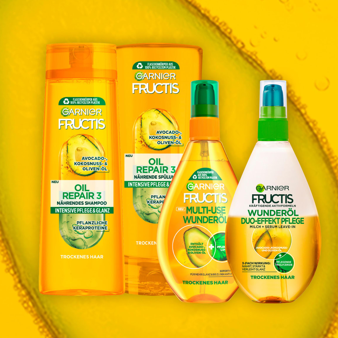 Tinh dầu dưỡng tóc Garnier bơ vàng, 150ml