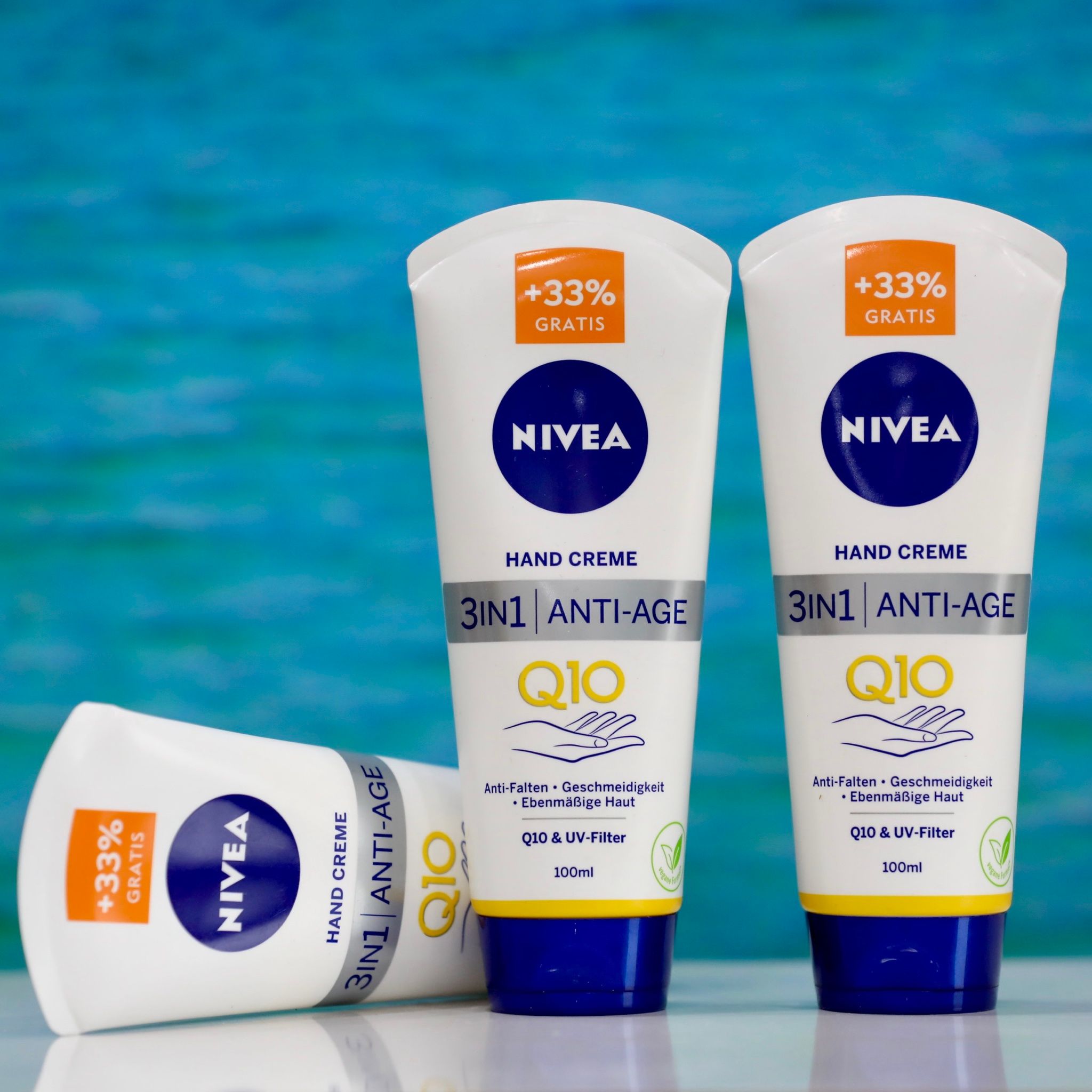 Kem Dưỡng Da Tay Chống Lão Hóa Nivea 3in1 Anti-Age Q10 100ml – Dưỡng Ẩm, Giảm Nếp Nhăn, Bảo Vệ Da