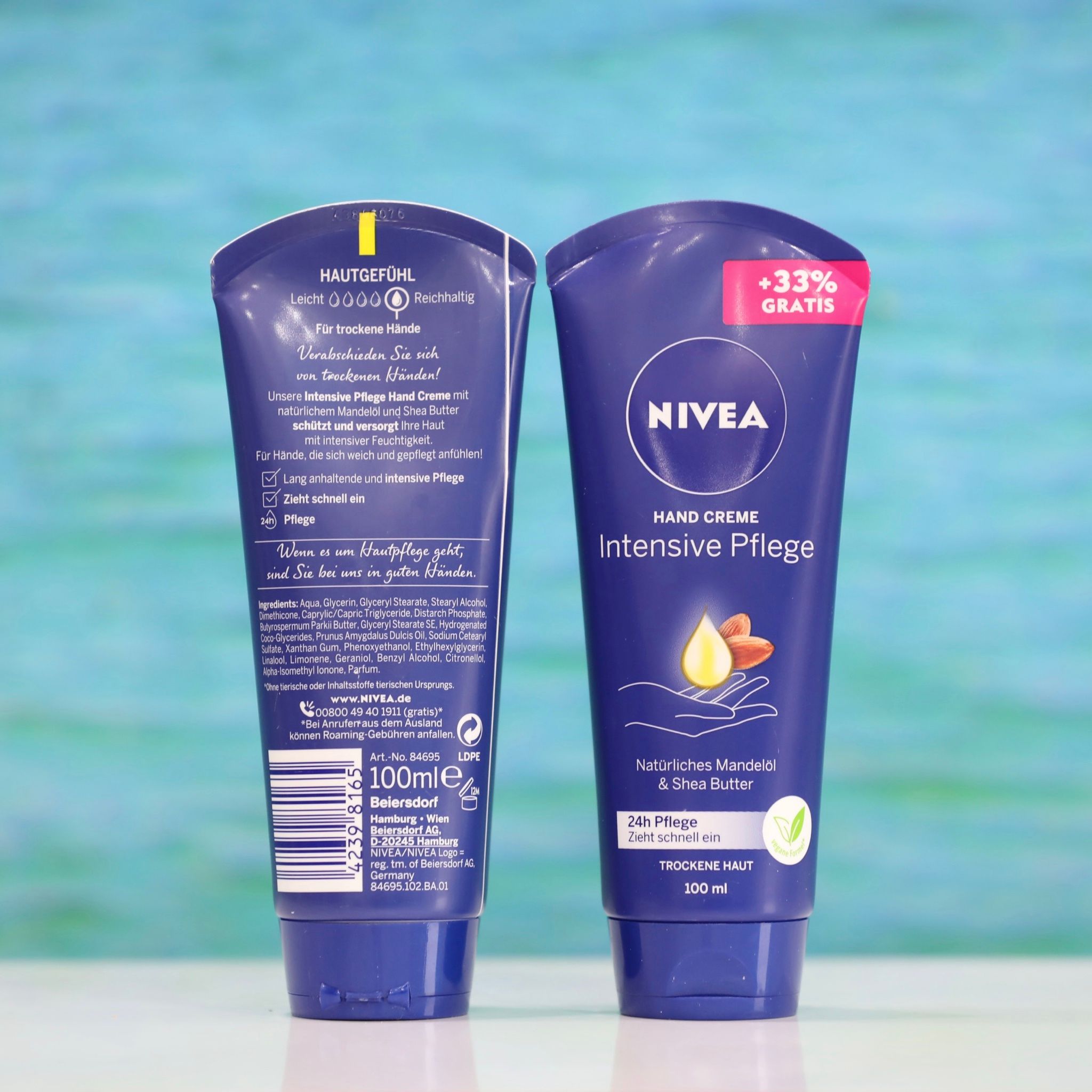 Kem Dưỡng Da Tay Nivea Intensive Pflege 100ml – Dưỡng Ẩm Sâu, Mềm Mịn Suốt 24h