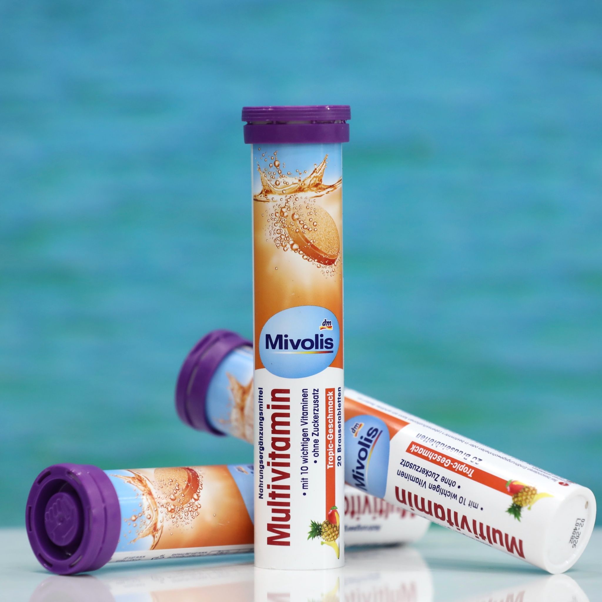 Viên sủi Multivitamin vị dứa, hộp 20 viên